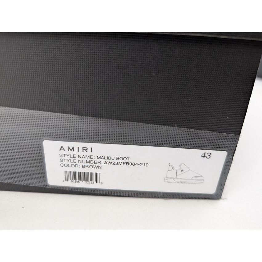 Amiri o1rshd1 Furry Malibu Boot in Brown Size US 10 / EU 43 - 24 Thumbnail