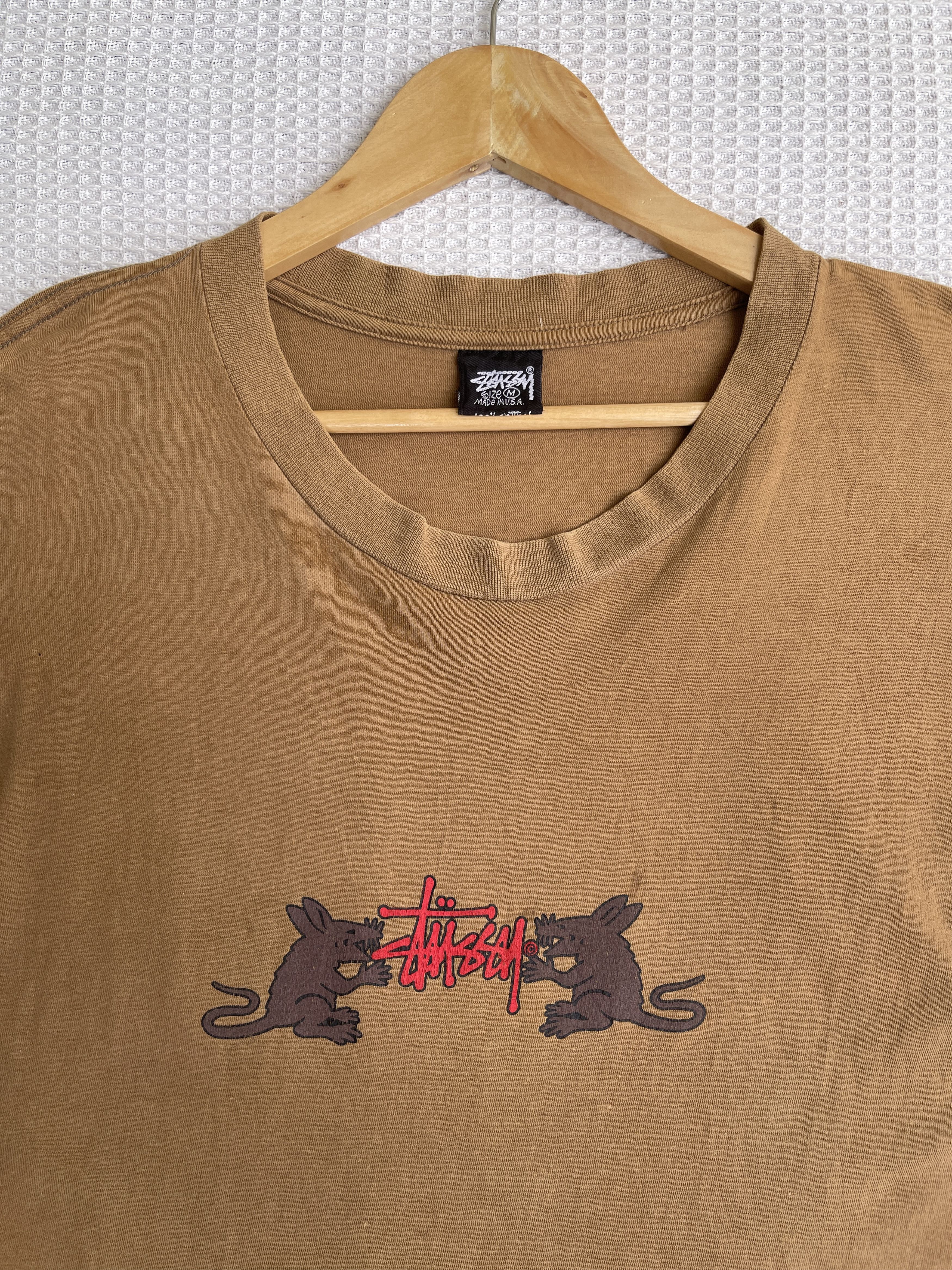 Stussy Very Rare🔥Vintage 80s Stussy Rat Pack Faded Tee Size US M / EU 48-50 / 2 - 13 Thumbnail