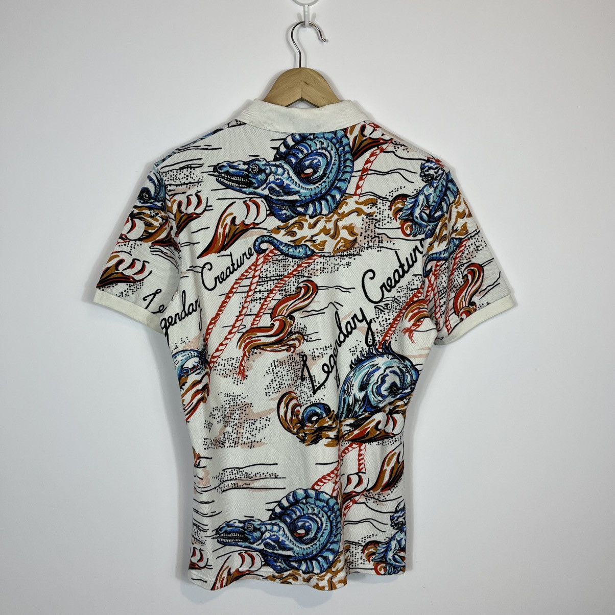 Alexander McQueen Alexander McQueen Legendary Creature Maritime Printed Polo Size US L / EU 52-54 / 3 - 9 Thumbnail