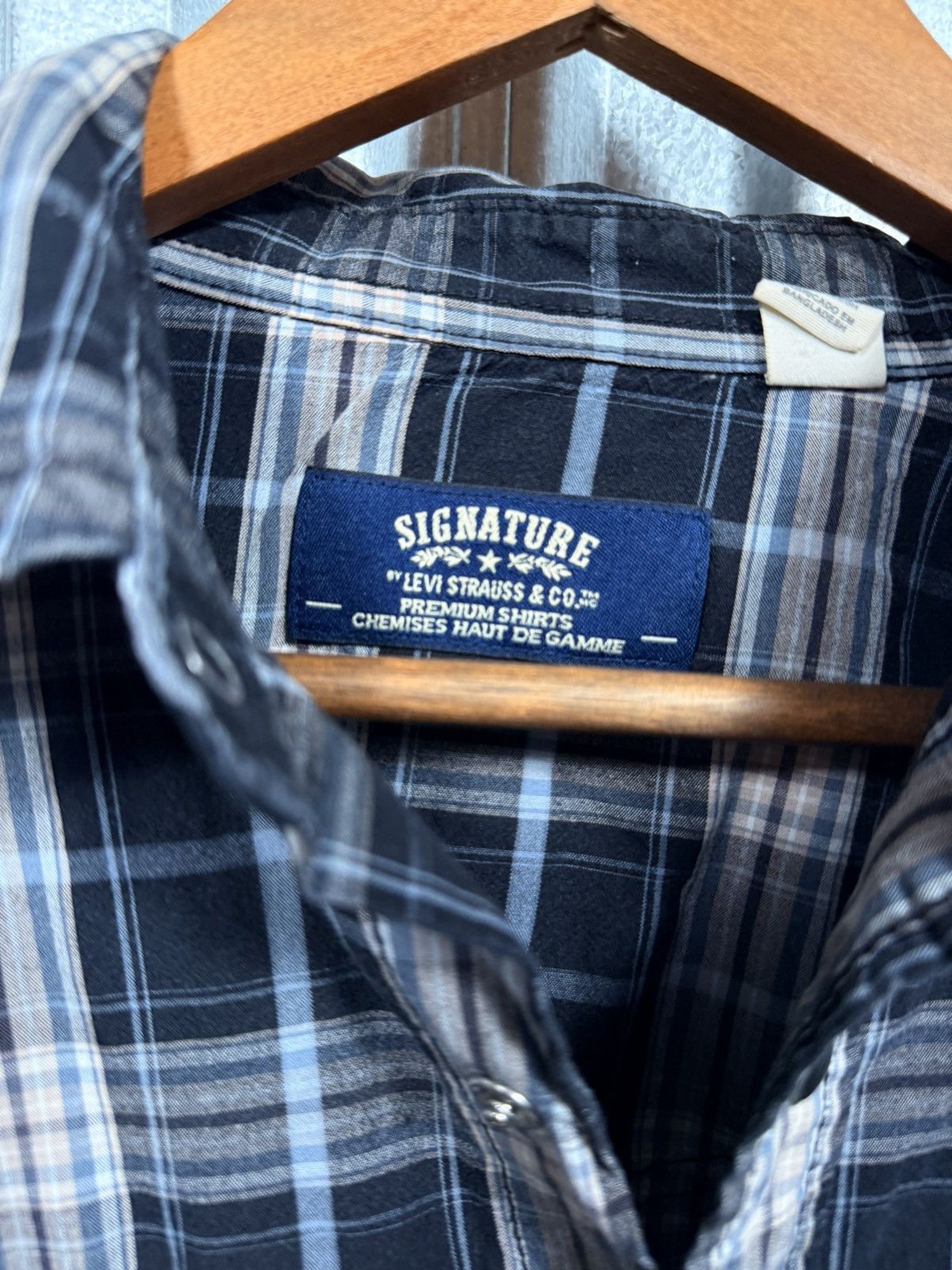 Levi's Vintage Levis Signature Pearl Snap Plaid Western Button Up Size US M / EU 48-50 / 2 - 8 Thumbnail
