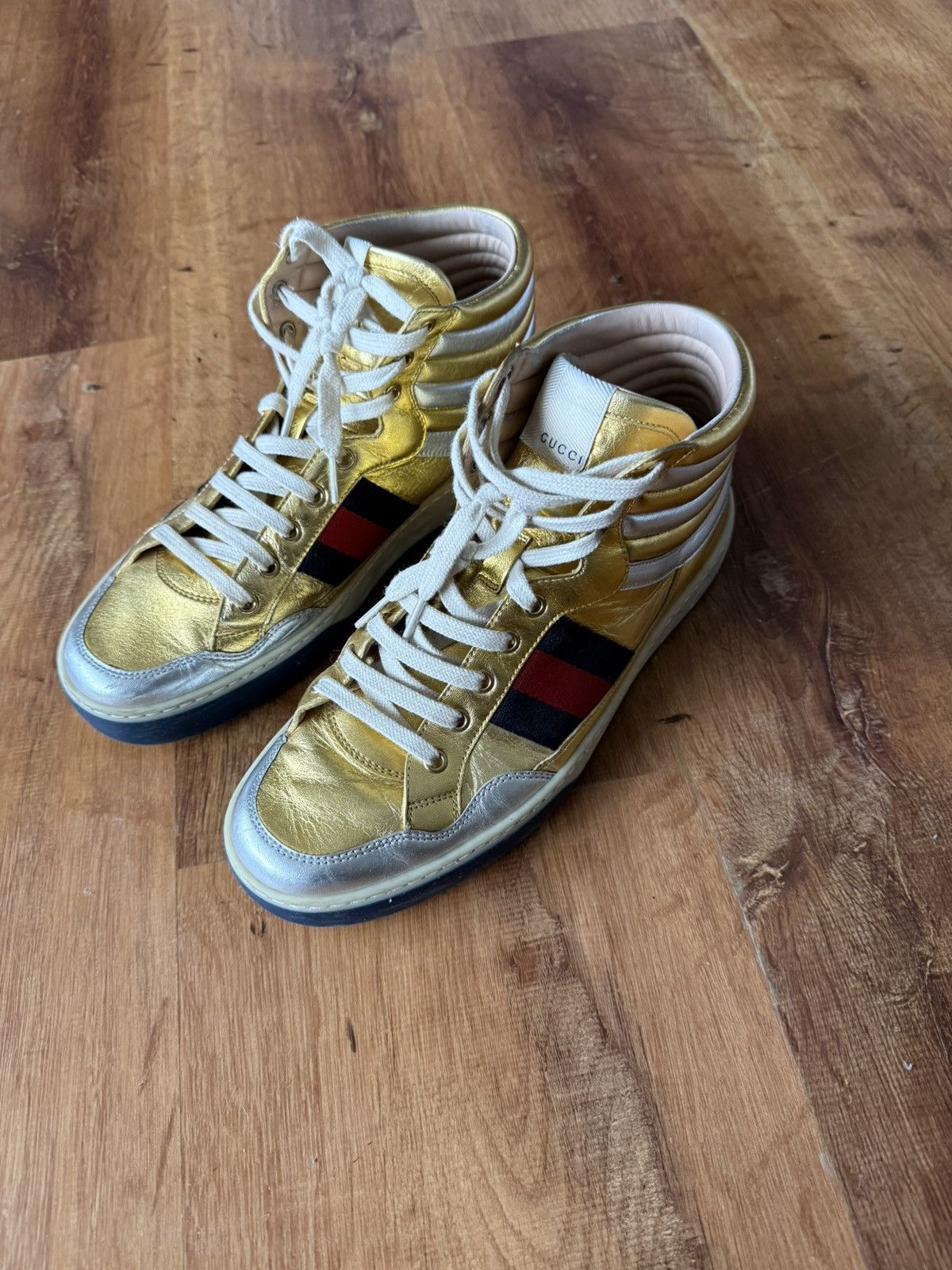 Gucci Gucci High Top Size US 9.5 / EU 42-43 - 3 Thumbnail