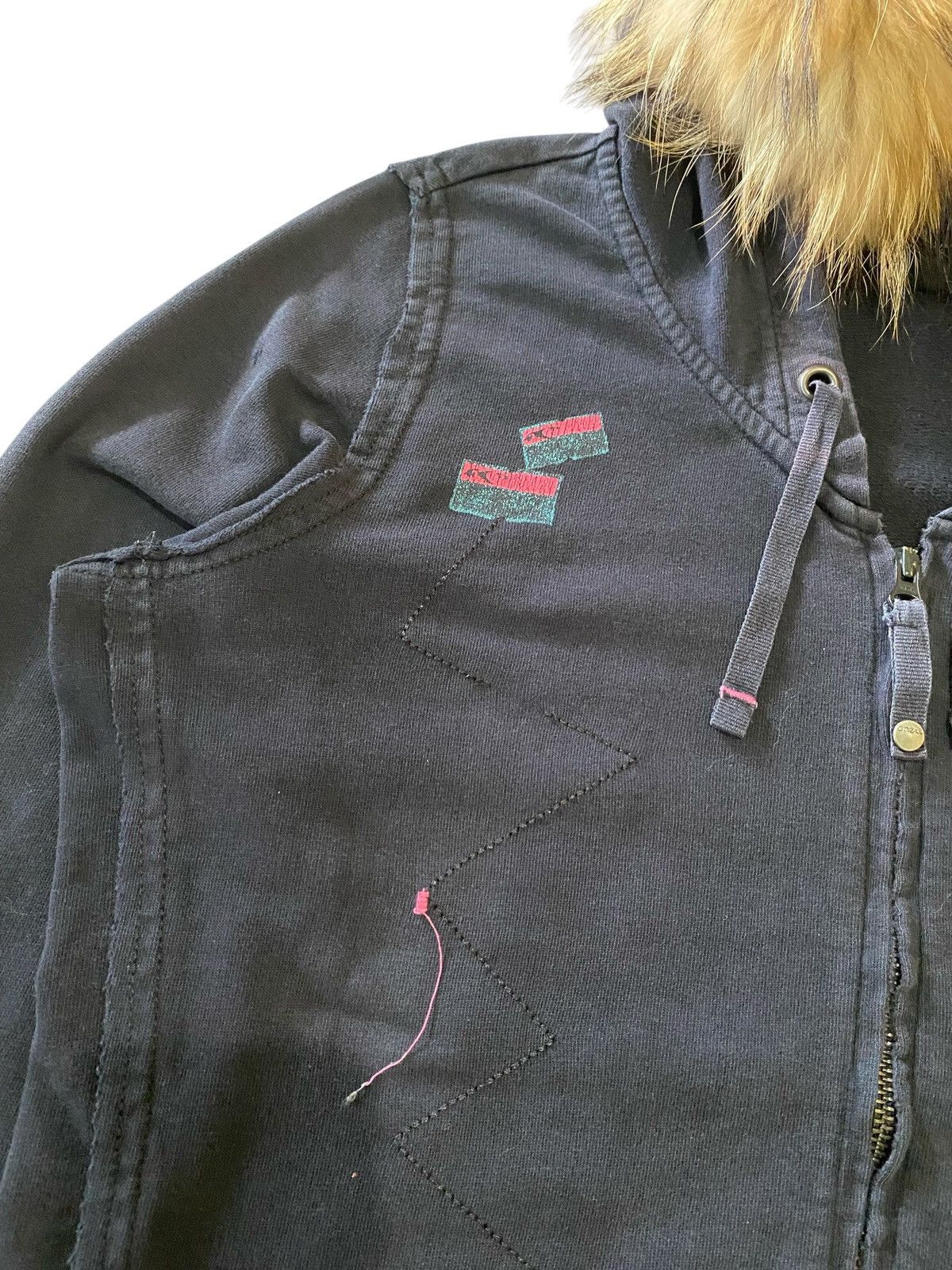 Japanese Brand Fur Vintage O’Neill Hoodie Paint Splatter Distressed Grunge Size US M / EU 48-50 / 2 - 3 Thumbnail