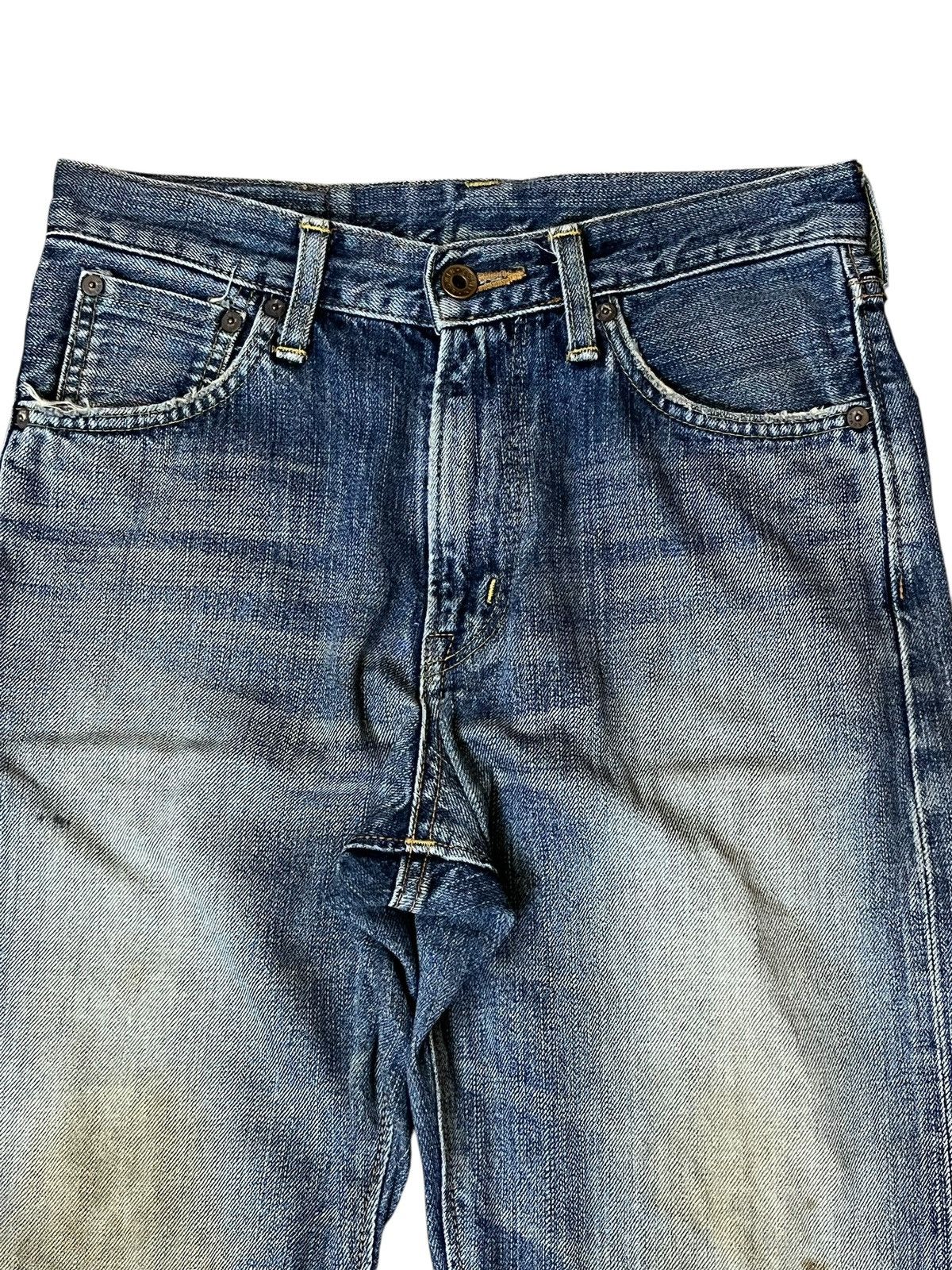 Edwin Vintage EDWIN 505 ZX button fly dirty redline selvedge jeans Size US 28 / EU 44 - 7 Thumbnail