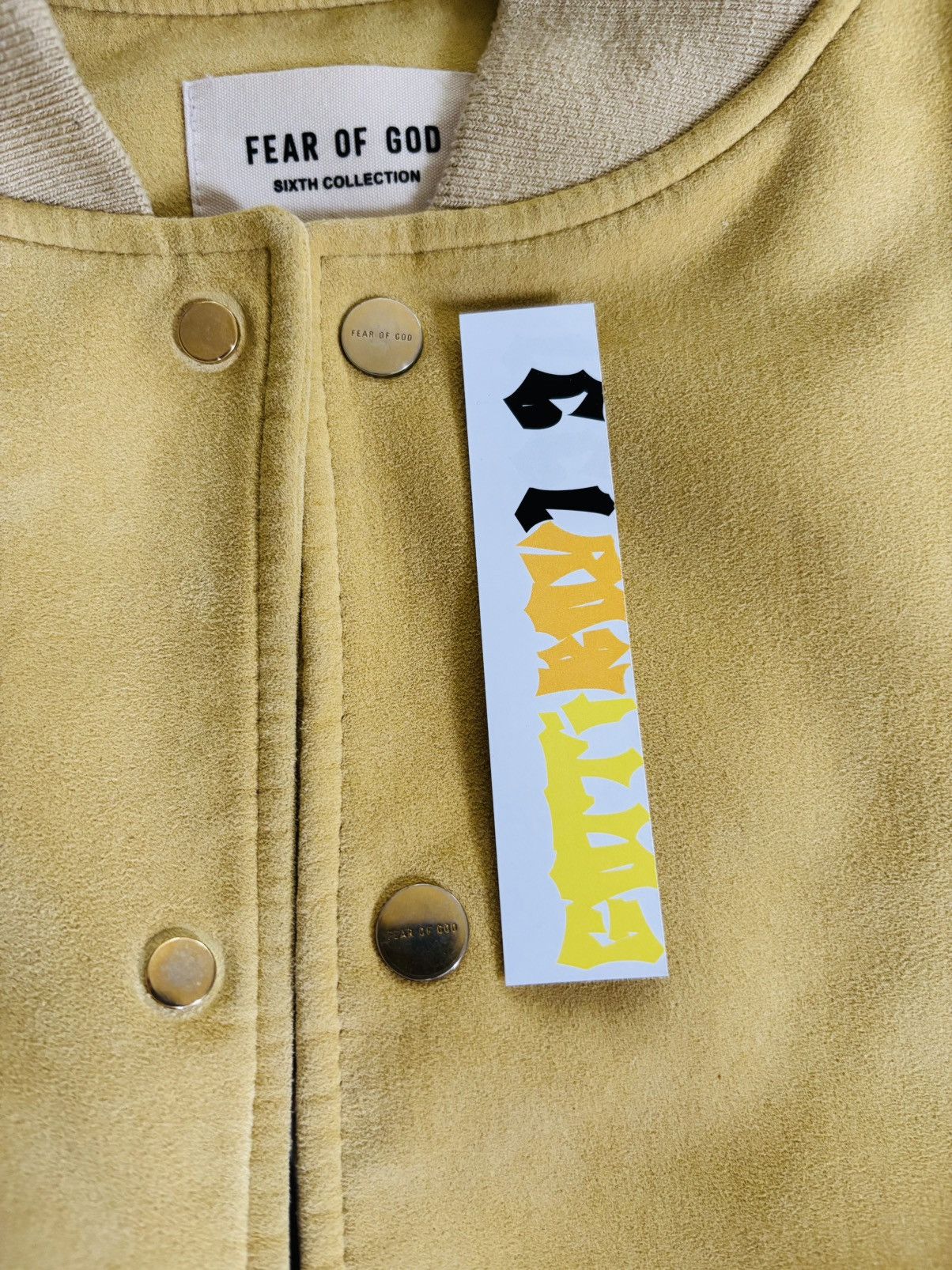 Fear of God Fear of God 6th Collection Suede Bomber "Winnie the Pooh" M Size US M / EU 48-50 / 2 - 3 Thumbnail