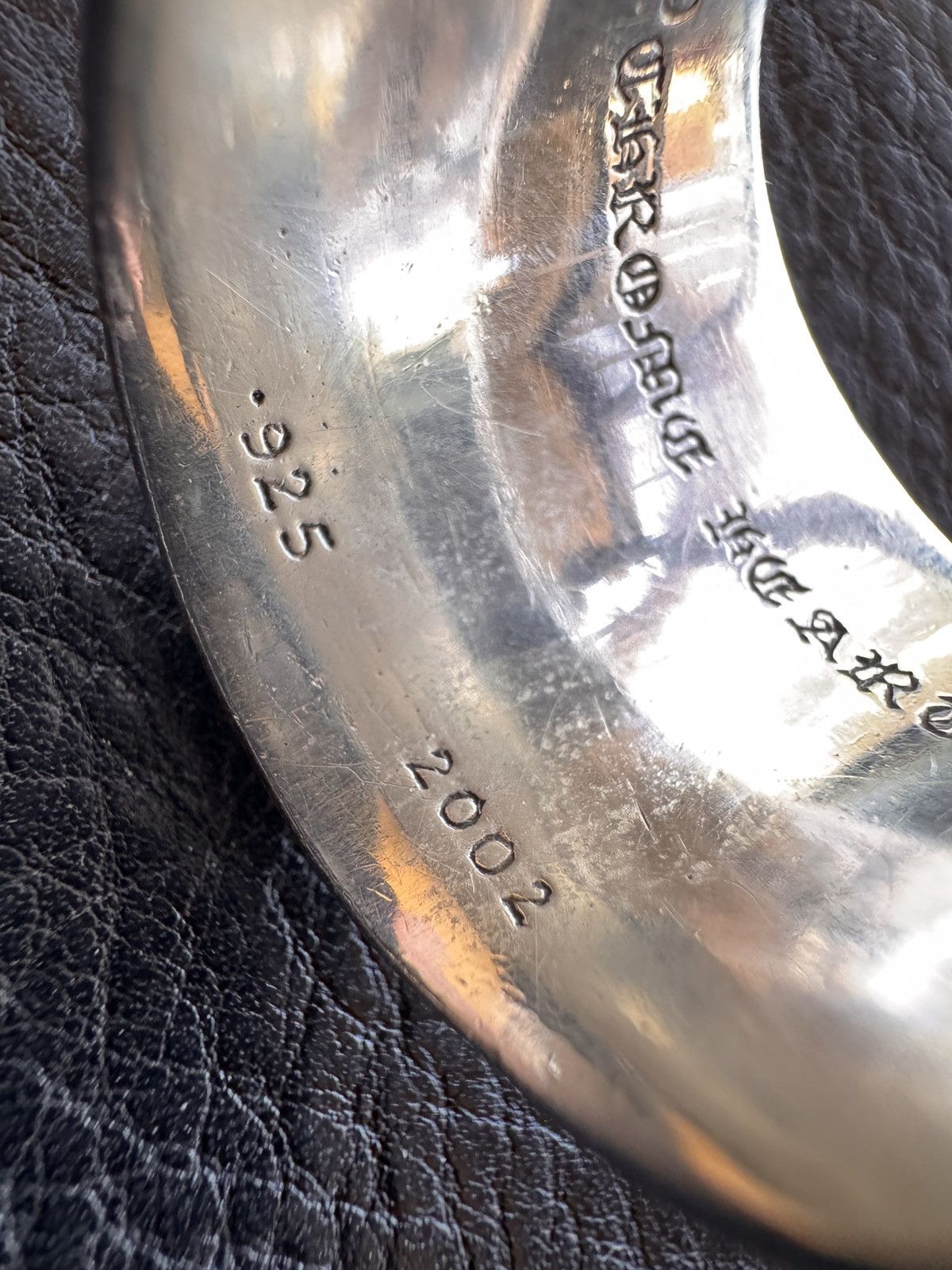 Chrome Hearts Chrome Hearts large ring with center diamond + Size ONE SIZE - 5 Thumbnail