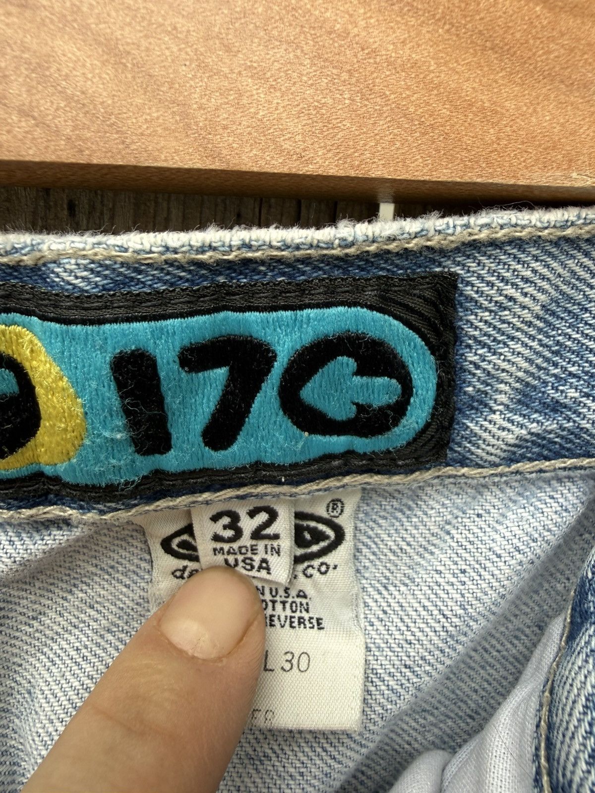 JNCO Vintage JNCO Player 170 Blue Denim Jeans USA Men’s 32X30 Size US 32 / EU 48 - 9 Thumbnail