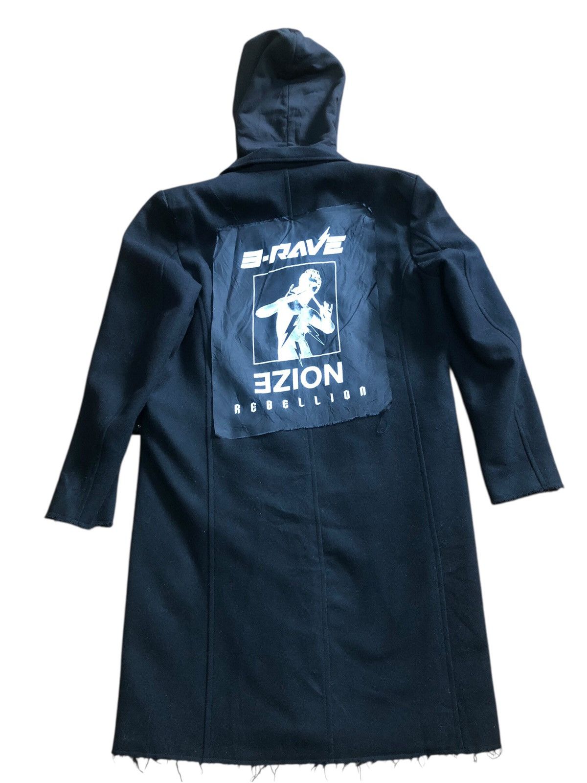 Diesel Black W-Dexter Hooded Over Coat