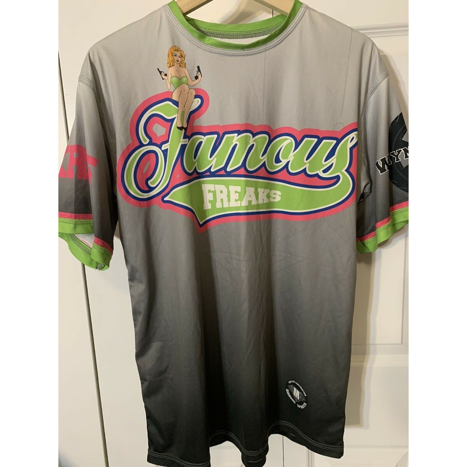 Other Famous Freaks Diamond Sports T Shirt Jersey Sz M Pink G Size US M / EU 48-50 / 2 - 3 Thumbnail