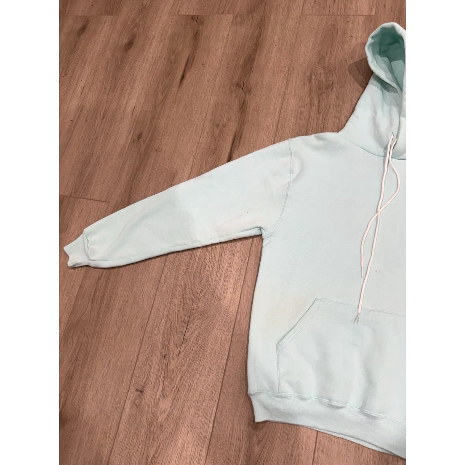 Russell Athletic VINTAGE Russell Athletic Hoodie Men Sz S Pullover Hooded Green/Teal Knit Sweatshirt 80s 70s USA Classic Classic Pullover Size US S / EU 44-46 / 1 - 4 Thumbnail