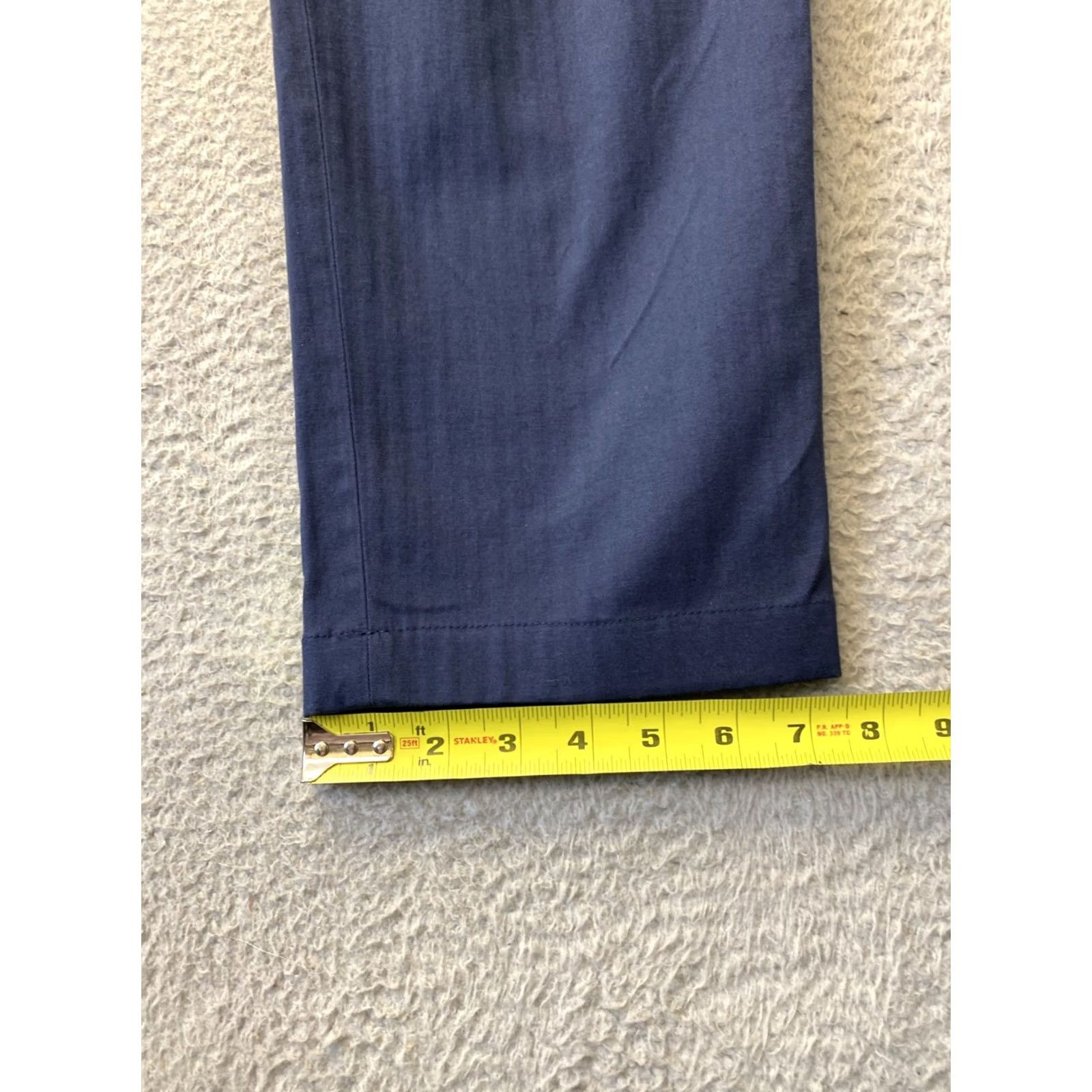 Vintage Spoke Pants Men’s 31x32 Blue Dress Pants Flat Front Classic Fit Workwear /0735 Size US 31 - 5 Thumbnail