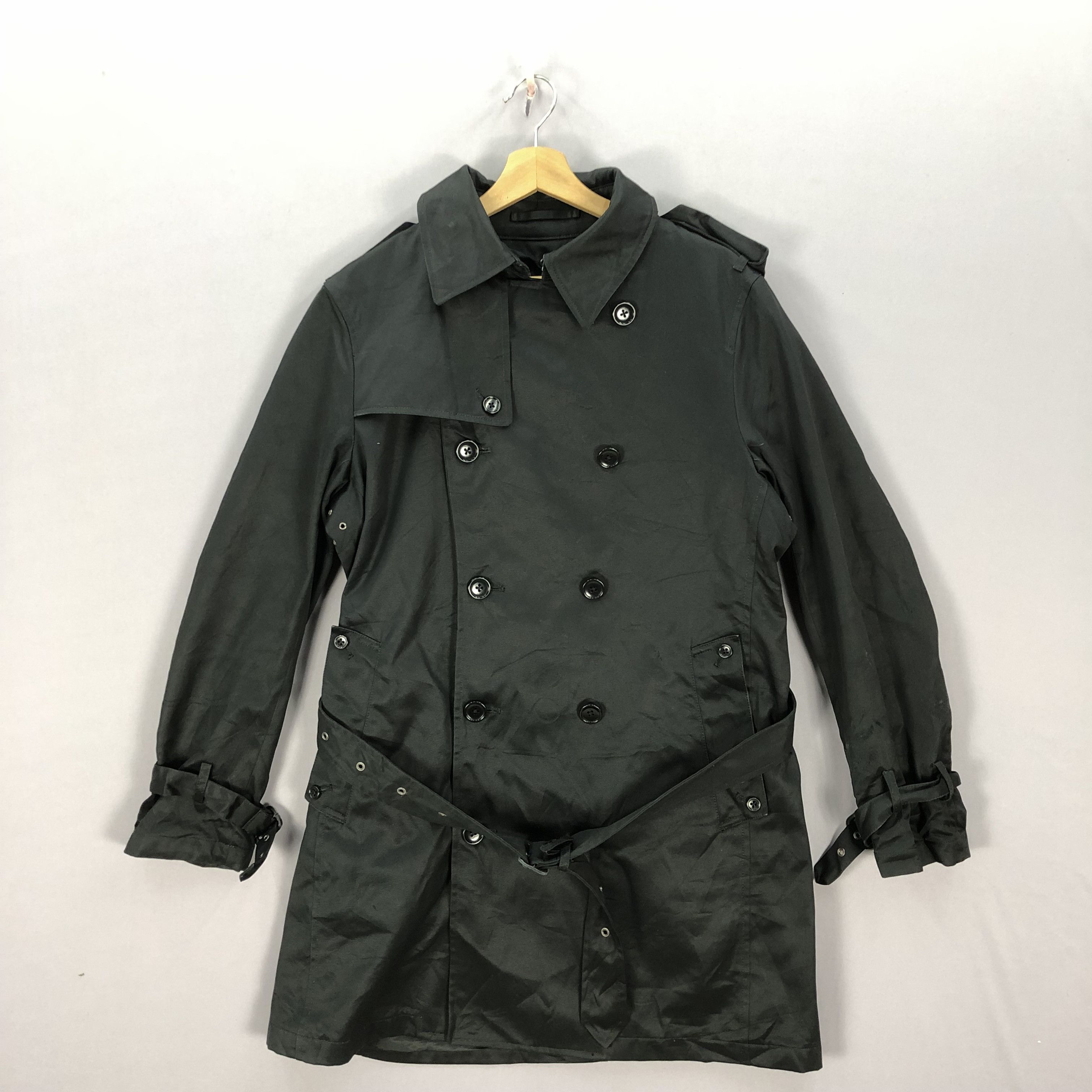 United Arrows × Vintage Vintage United Arrow Double Breasted Long Coat Jacket Size L / US 10 / IT 46 - 4 Thumbnail