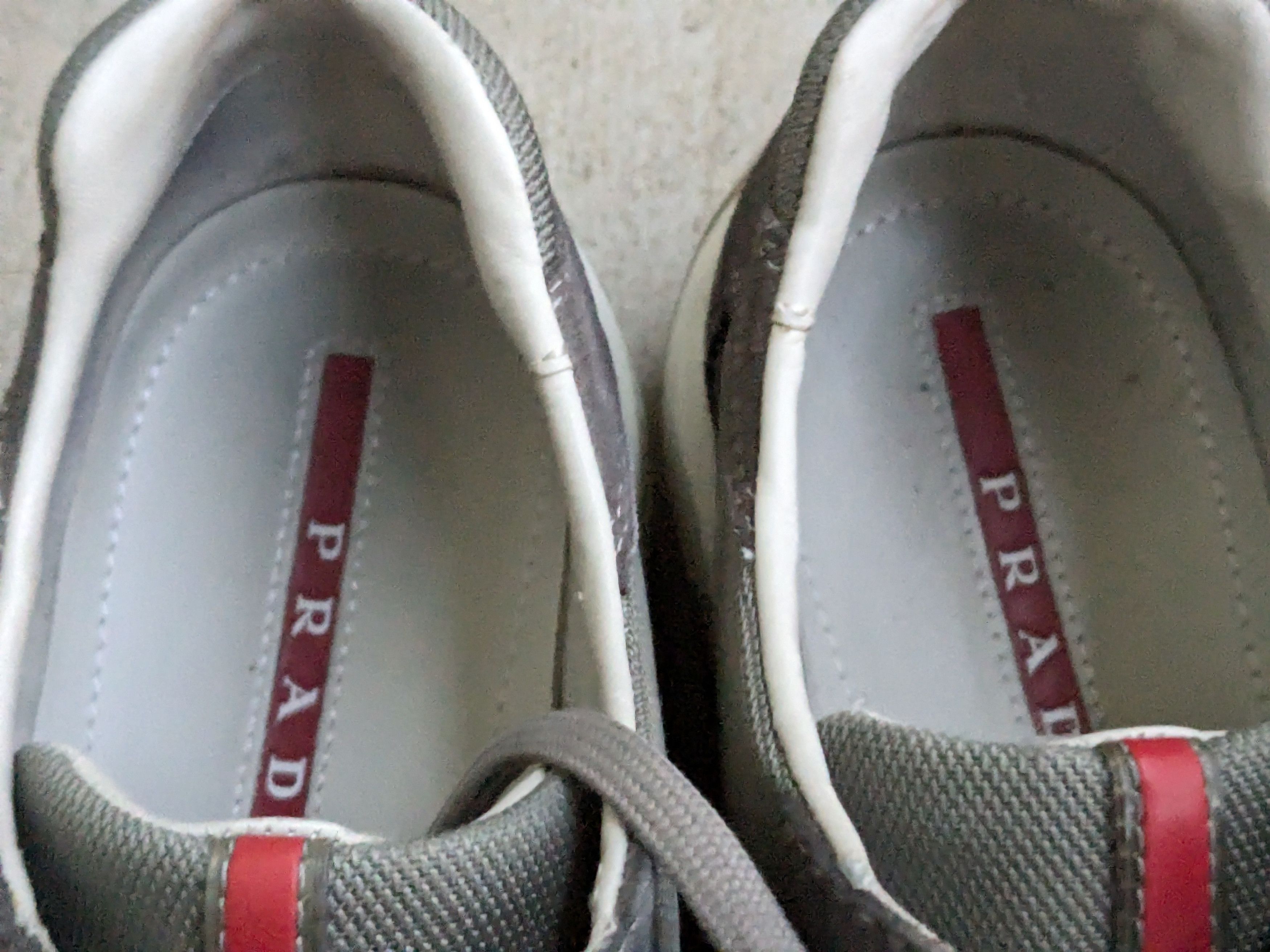 Prada Prada America's Cup Gray Silver 9.5 Low Tops Suede Size US 9.5 / EU 42-43 - 3 Thumbnail