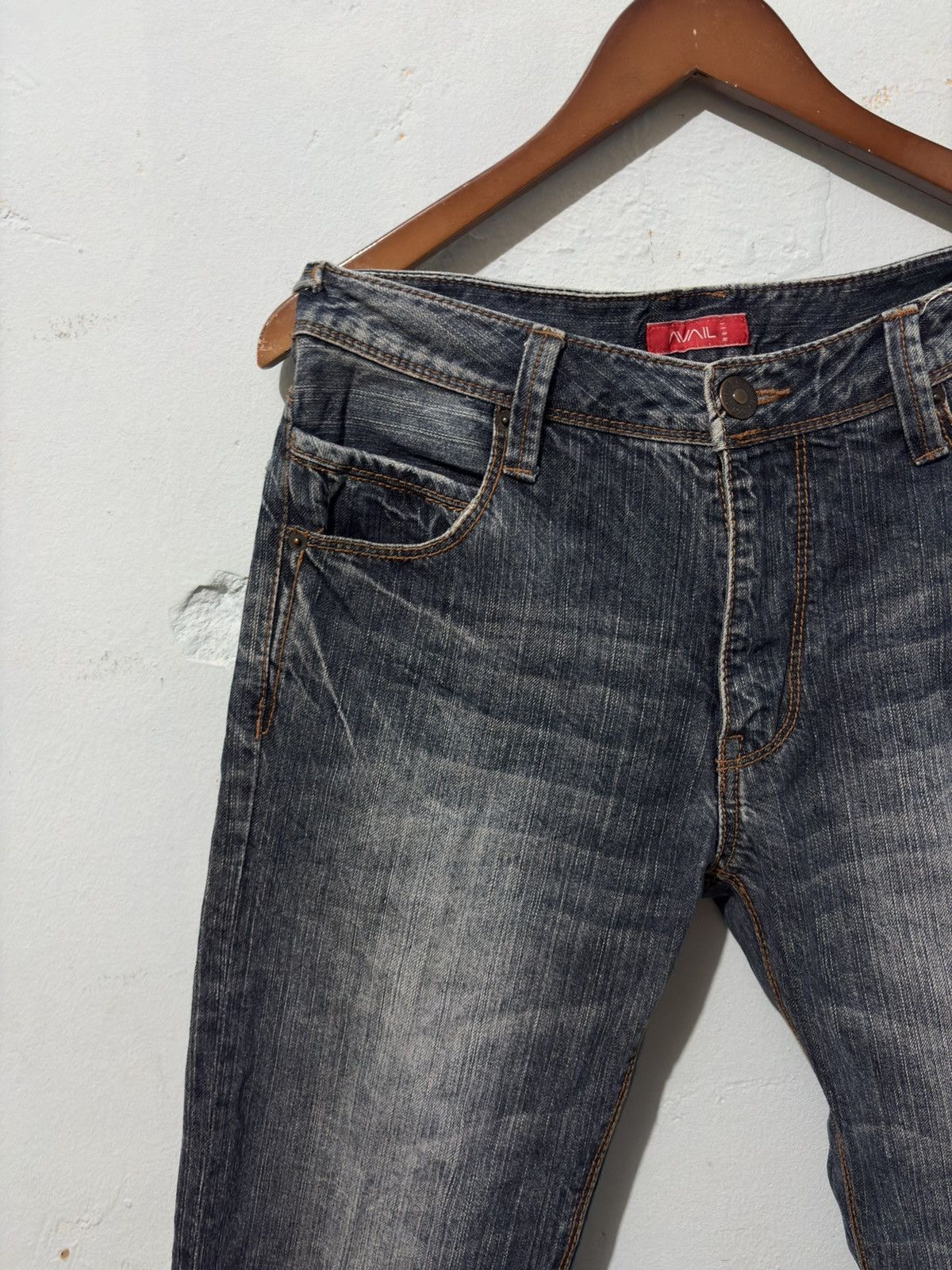 Japanese Brand High Quality Guarented Distressed Denim Size US 30 / EU 46 - 2 Thumbnail
