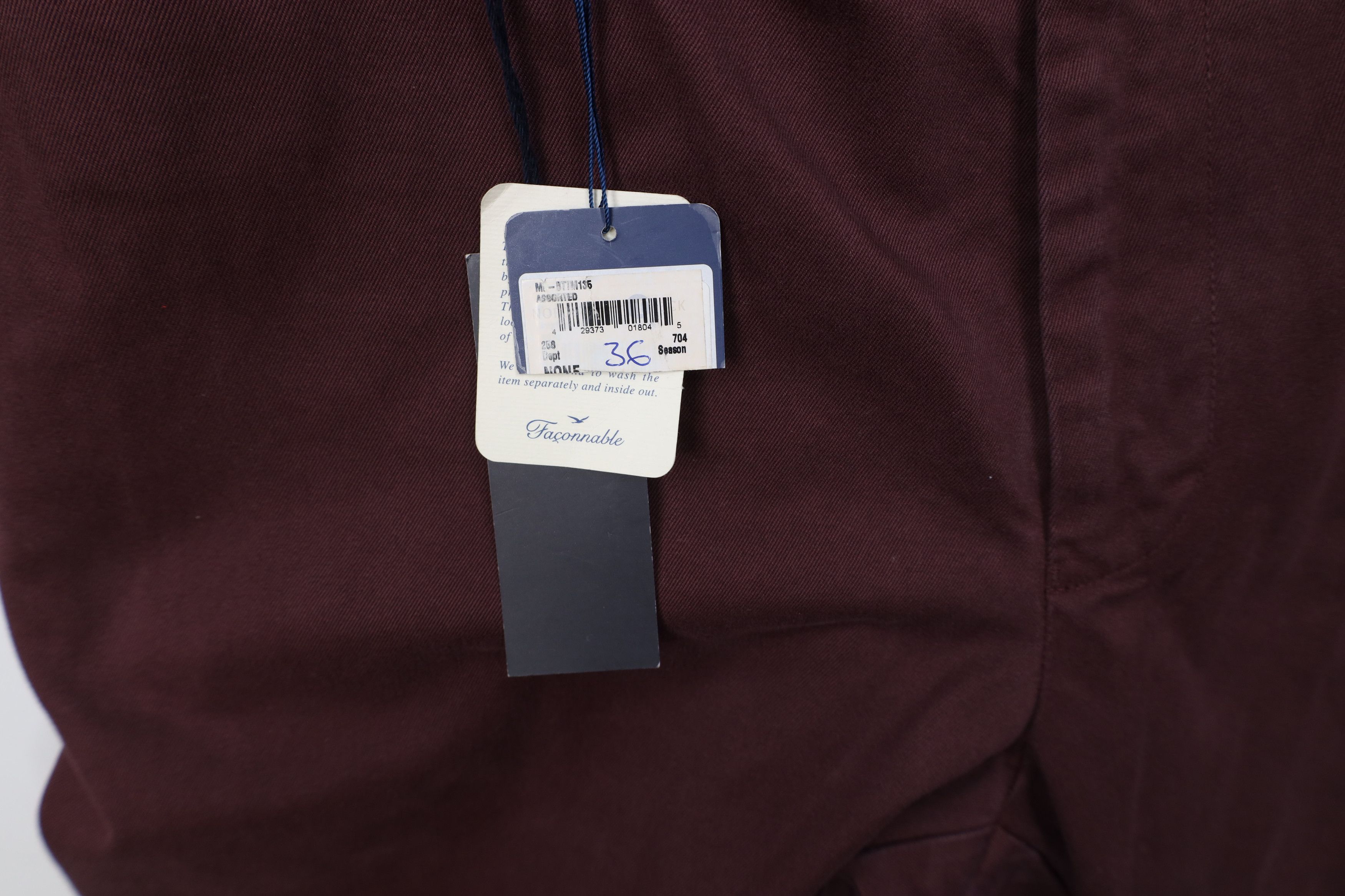 Faconnable Deadstock Faconnable Fit Heavyweight Chino Pants Trousers Size US 36 / EU 52 - 5 Thumbnail