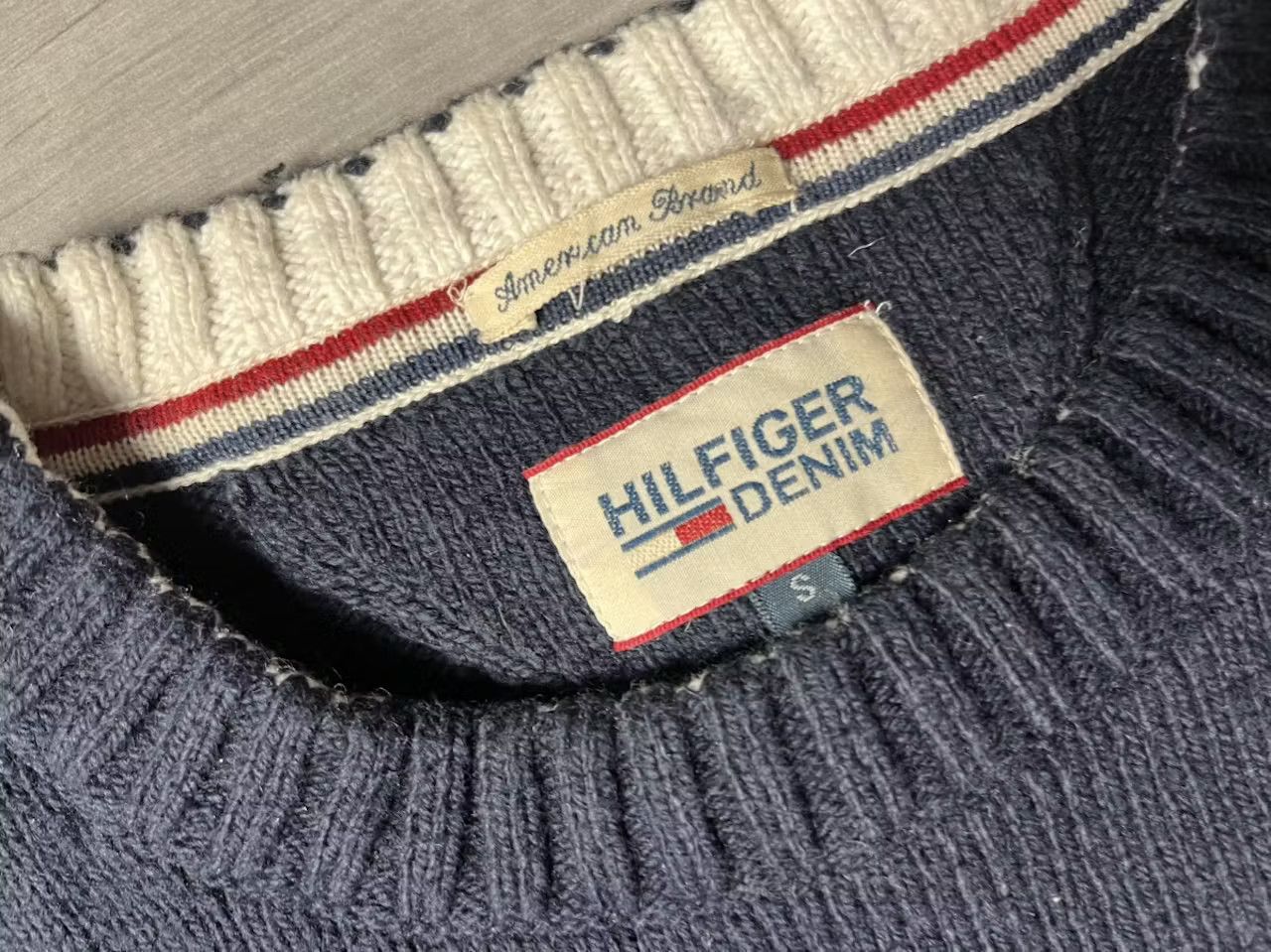 Tommy Hilfiger Tommy Hilfiger sweater wool big logo size Small Size US S / EU 44-46 / 1 - 5 Thumbnail
