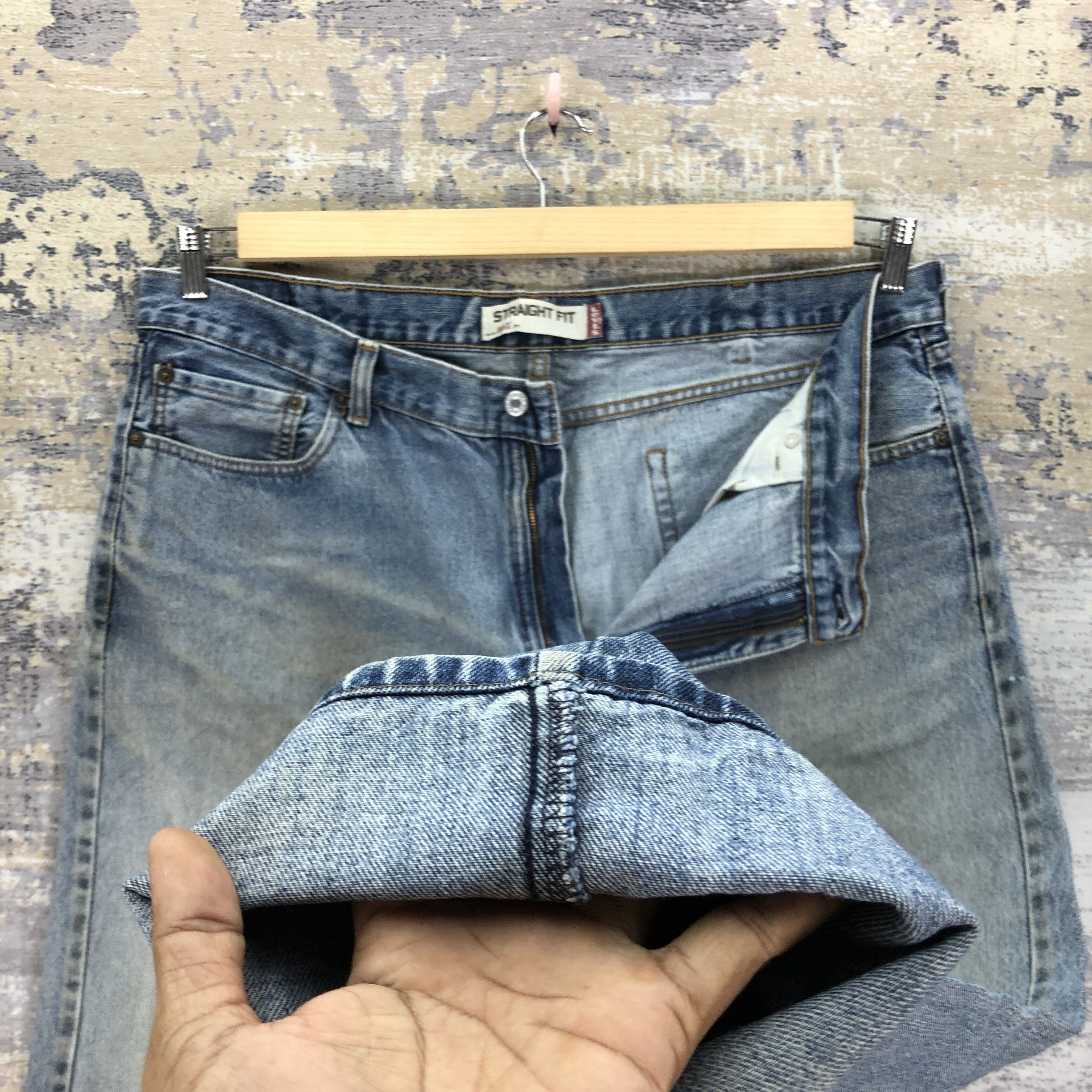 Levi's × Vintage Vintage Levis 505 Jeans Rusty Levi's Faded Light Wash Denim Size US 38 / EU 54 - 8 Thumbnail