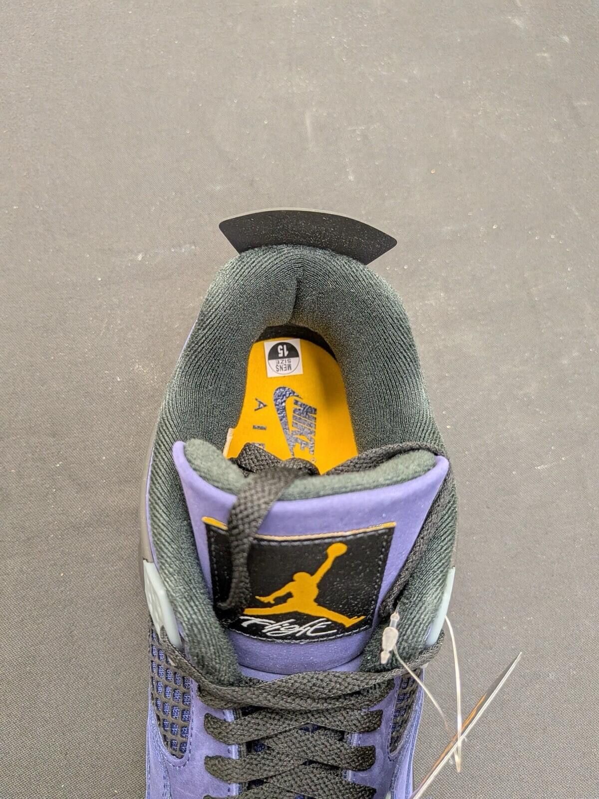 Jordan Brand Nike Air Jordan 4 Lakers Imperial Purple Violet FV5029-500 Size US 15 / EU 48 - 5 Thumbnail