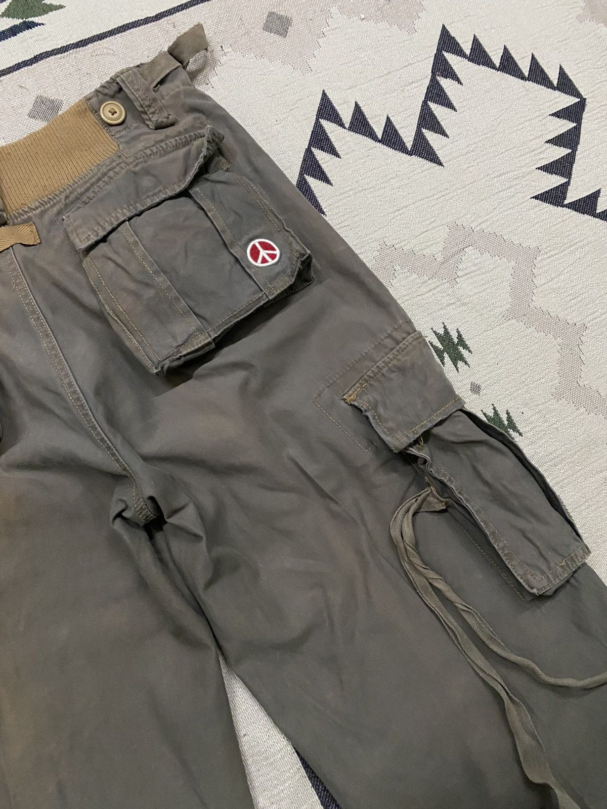If Six Was Nine 2000s IFSIXWASNINE STYLE BONDAGE MULTIPOCKET CARGO PANT Size US 30 / EU 46 - 23 Thumbnail