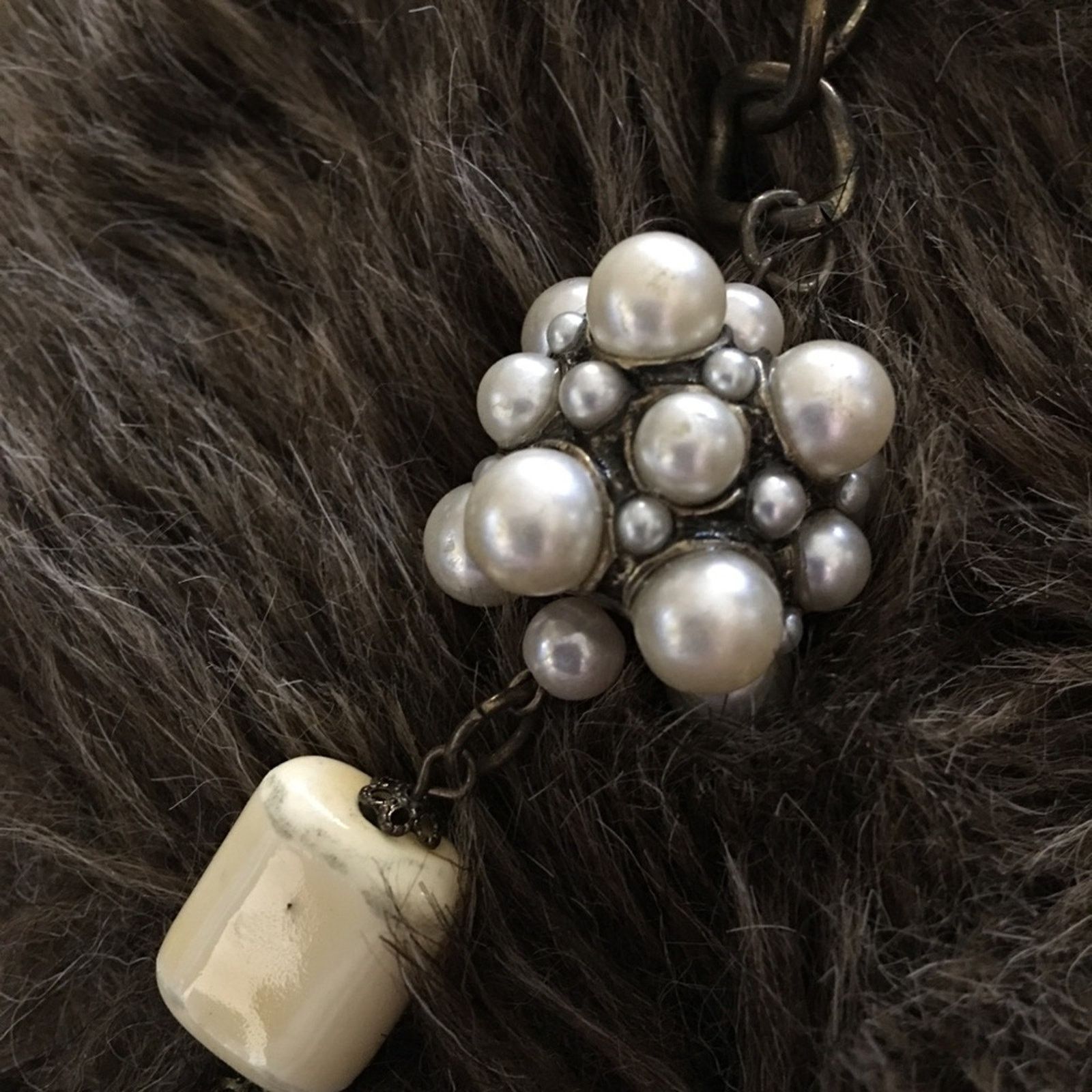 Jewelry Brass tone chunky bead statement necklace Size ONE SIZE - 7 Thumbnail