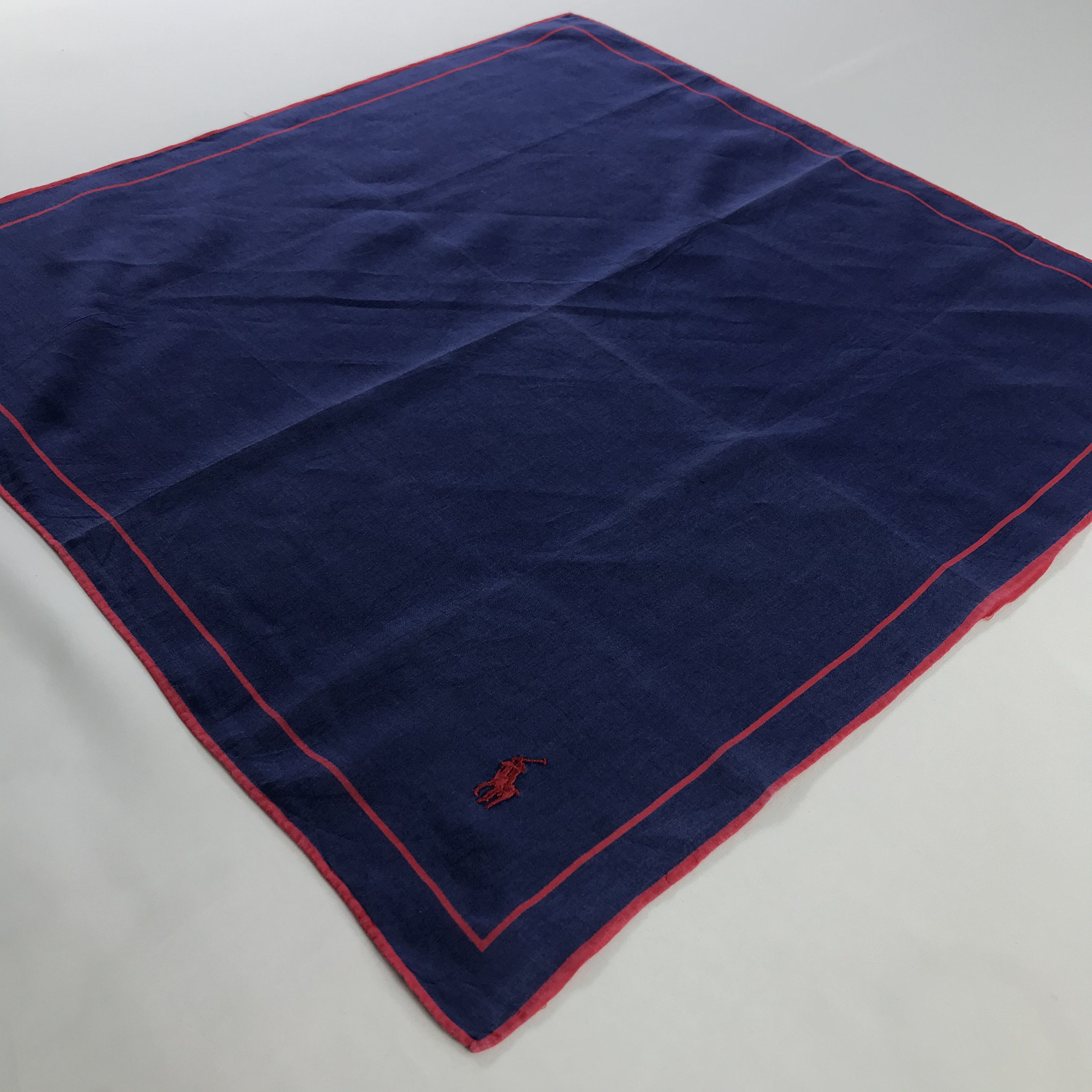 Polo Ralph Lauren × Vintage Polo Ralph Lauren Bandana / Handkerchief / Neckerchief -S384 Size ONE SIZE - 2 Thumbnail