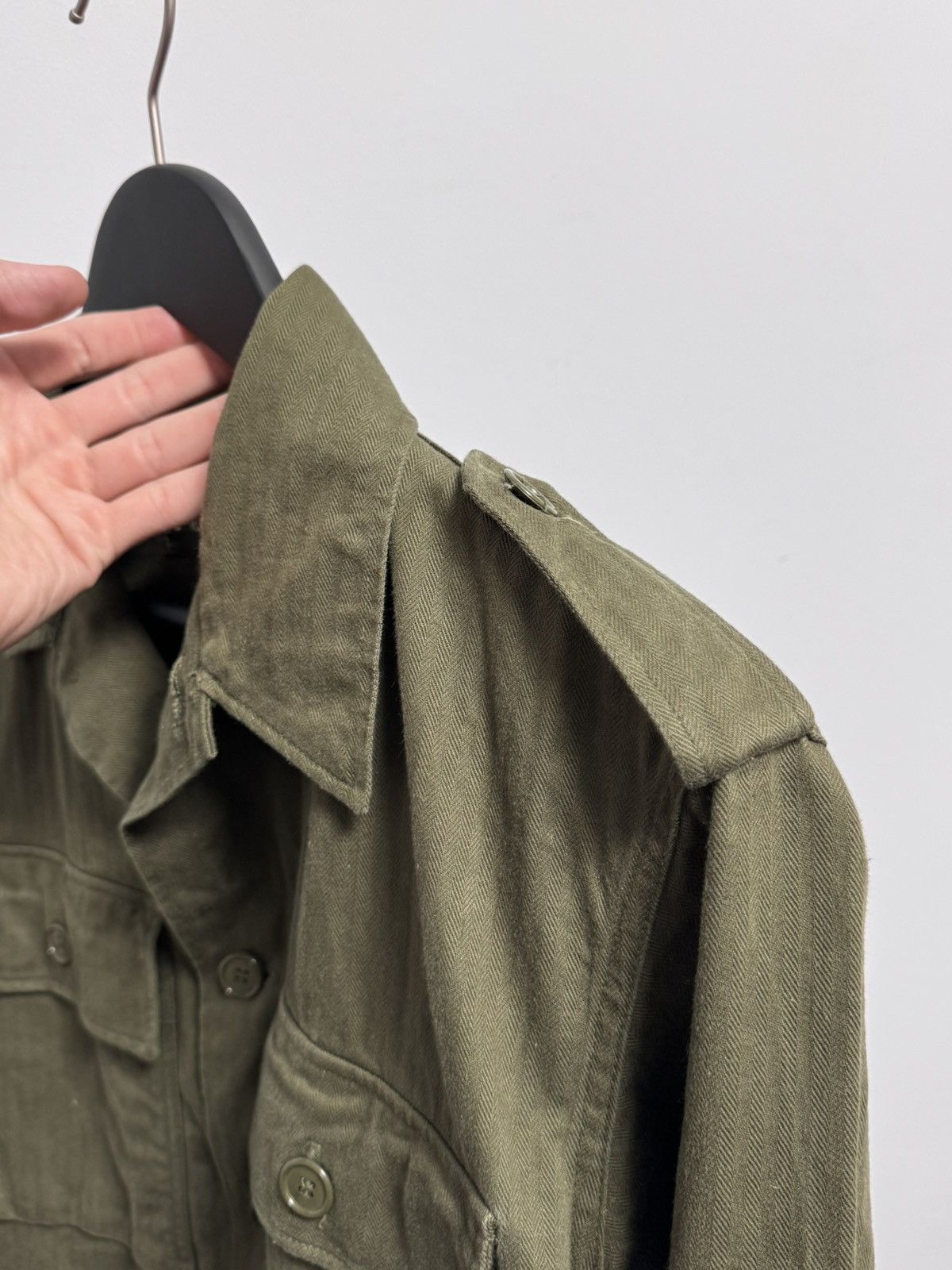 Vintage VINTAGE MILITARY HBT PVBA MONETEX LENDELEDE 96-100 Size US XL / EU 56 / 4 - 9 Thumbnail