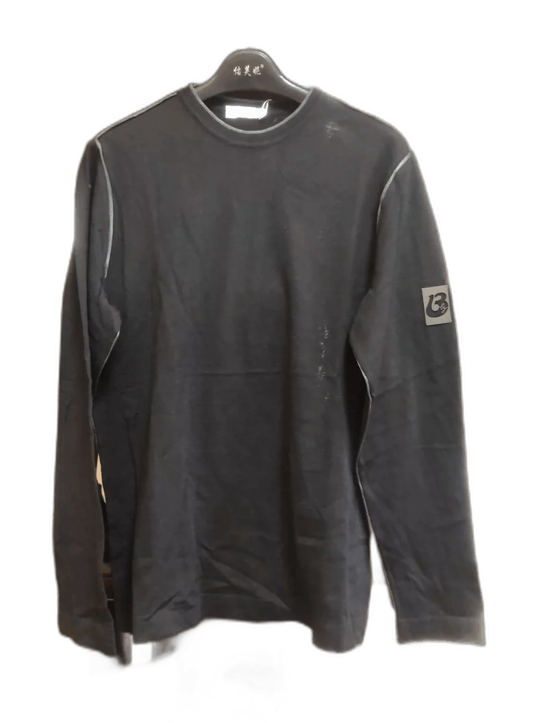 Emporio Armani Black Long Sleeve Wool Sweater Size US L / EU 52-54 / 3 - 1 Thumbnail