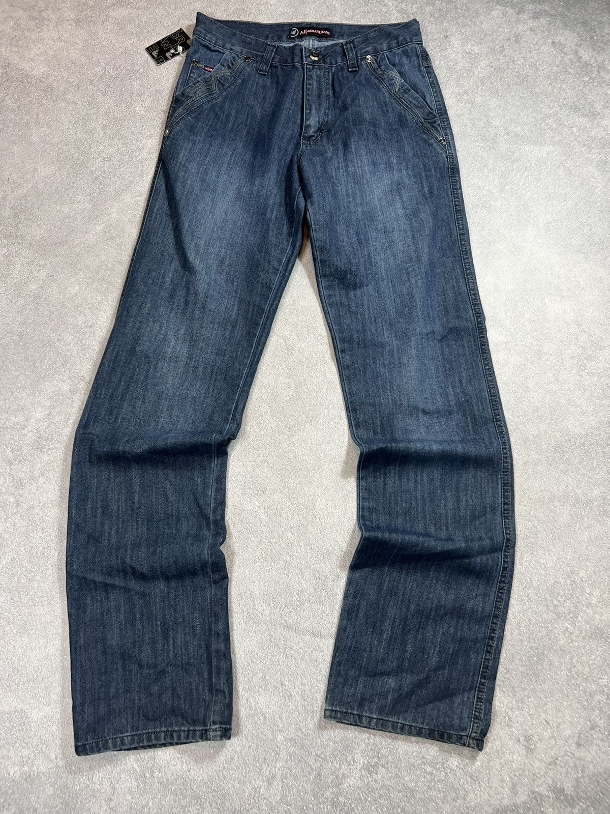 Japanese Brand 🔥VINTAGE RICK OWENS ARMANI STYLE DISTRESSED Y2K HYPE JEANS Size US 31 - 7 Thumbnail