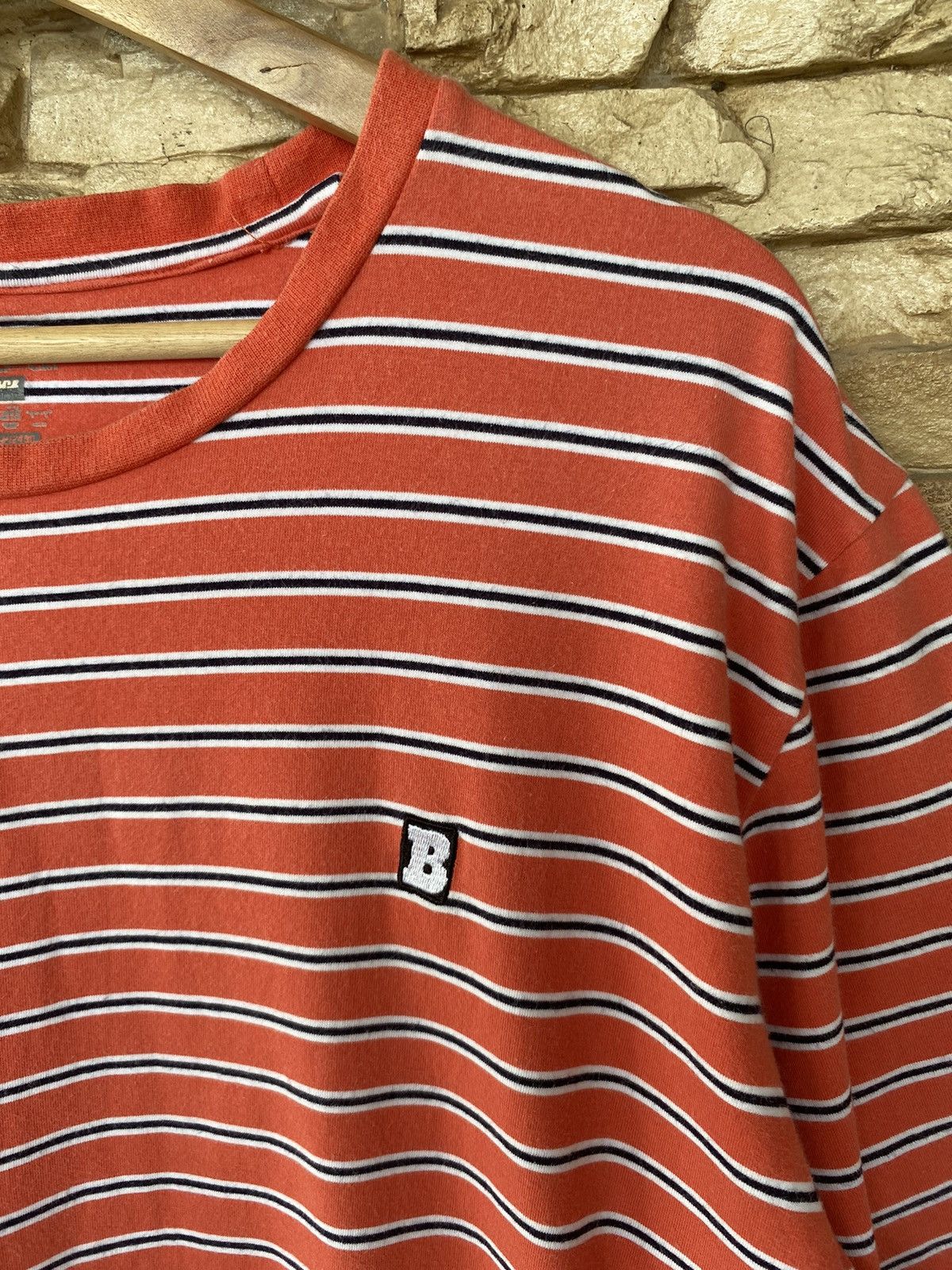 Vintage Vintage Baker Skateboard Stripe Tshirt Vtg Band Size US XL / EU 56 / 4 - 4 Thumbnail