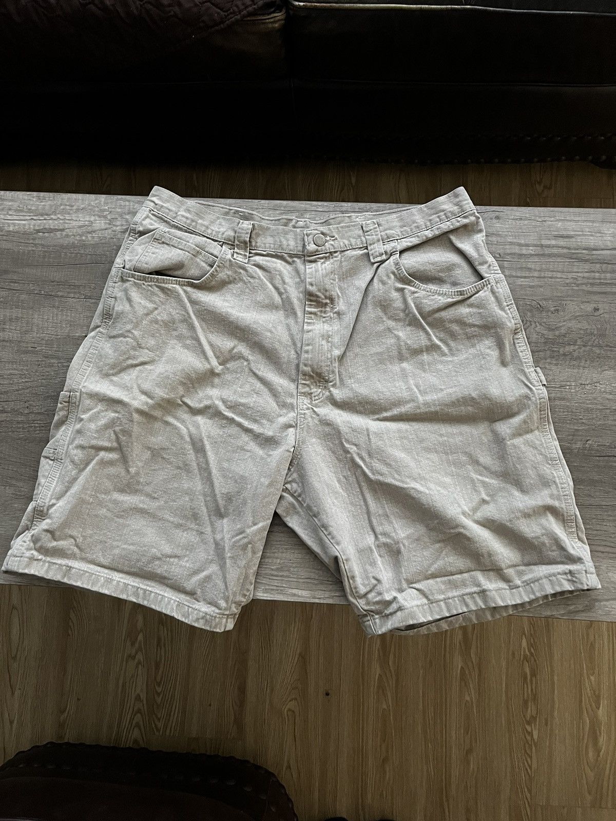 Wrangler oversized light brown jorts Size US 38 / EU 54 - 1 Thumbnail