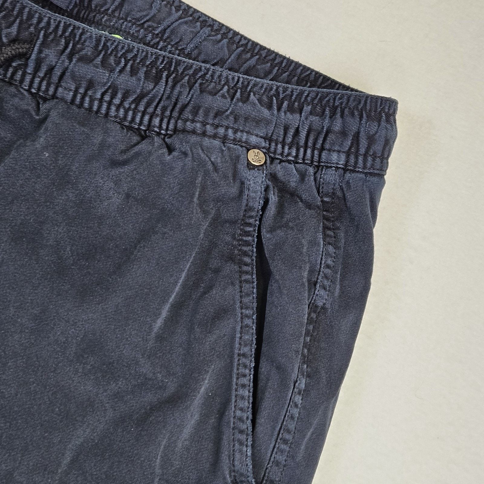 Psycho Bunny Psycho Bunny Willis Shorts Navy Stretch Tencel Size US 31 - 6 Thumbnail