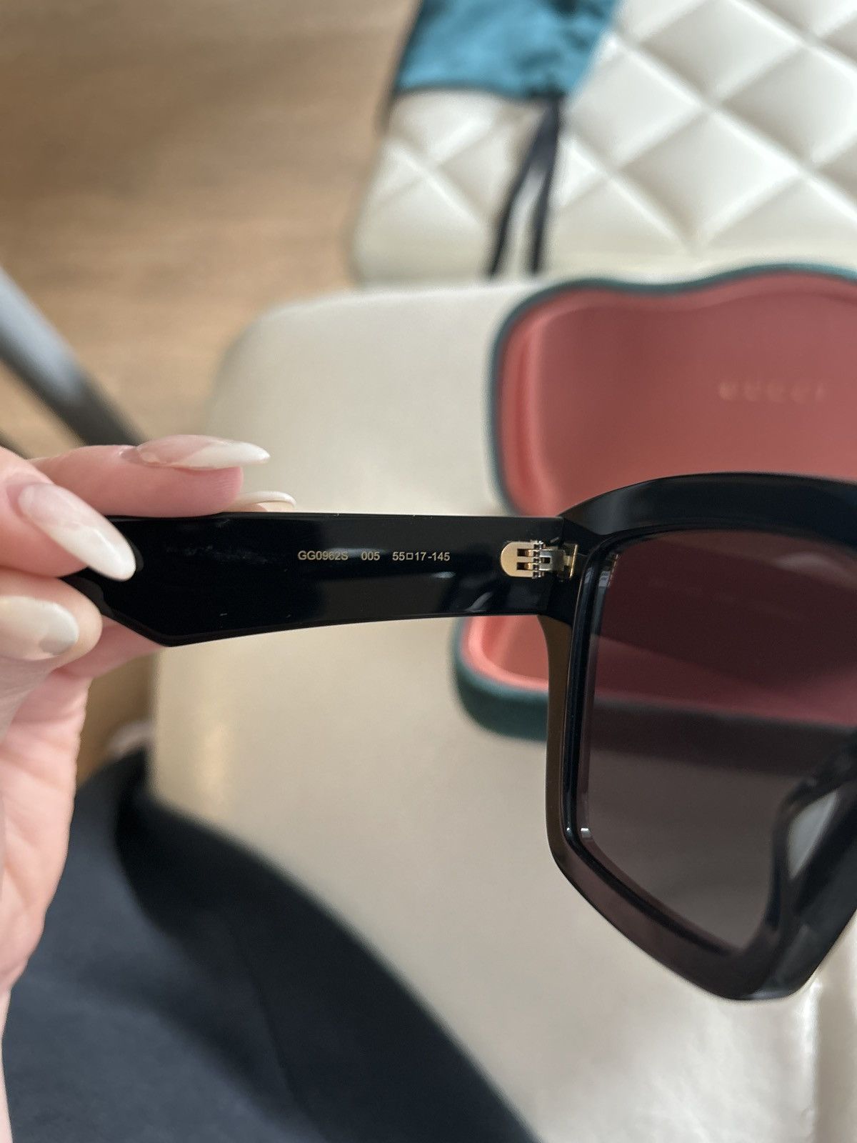 Gucci Gucci Square-Framed Sunglasses GG0962S 005 Size ONE SIZE - 3 Thumbnail