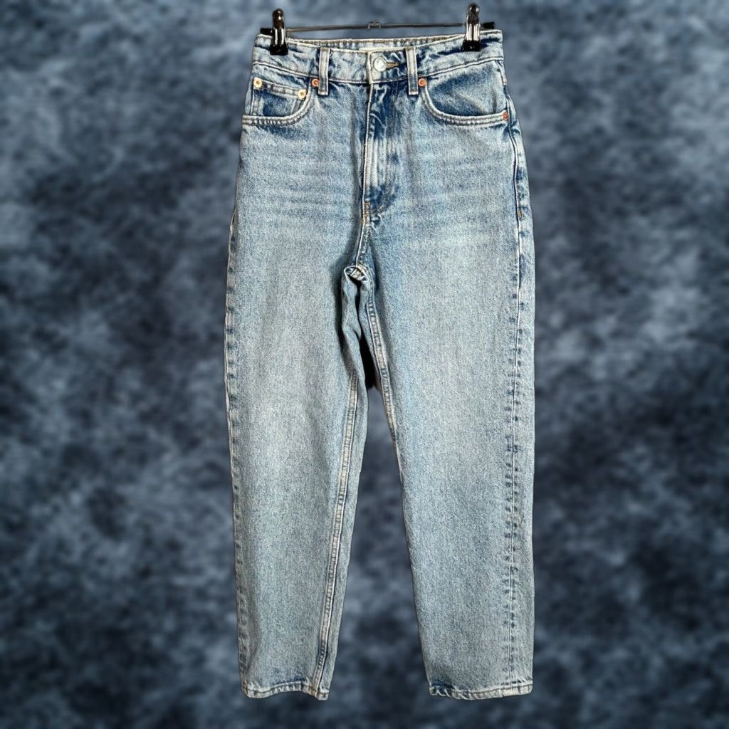Mango Mango Womens Mom Jeans Light Blue Denim Size 1 Size 25" / US 0 / IT 36 - 1 Thumbnail
