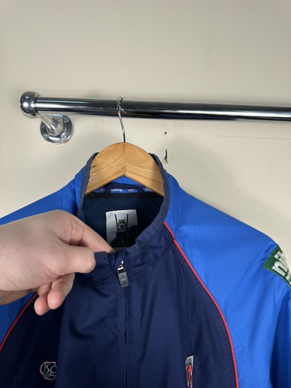 Vintage Vintage Newcastle Knights NRL Rugby 2004 Zip Track Jacket Size US L / EU 52-54 / 3 - 4 Thumbnail