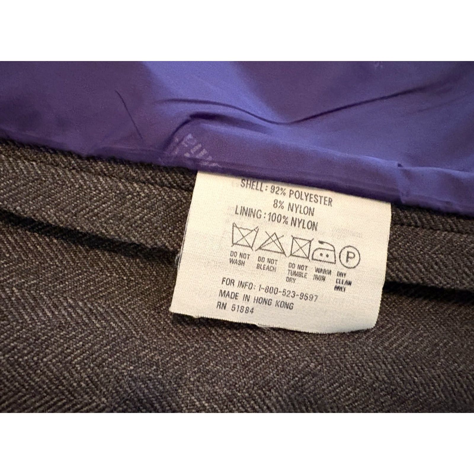 Patagonia VINTAGE Patagonia Sport Coat Jacket Mens 44L 44 Long Brown/Gray Nylon Polyester 2 Button Blazer Coat Denim? Size 44R - 4 Thumbnail