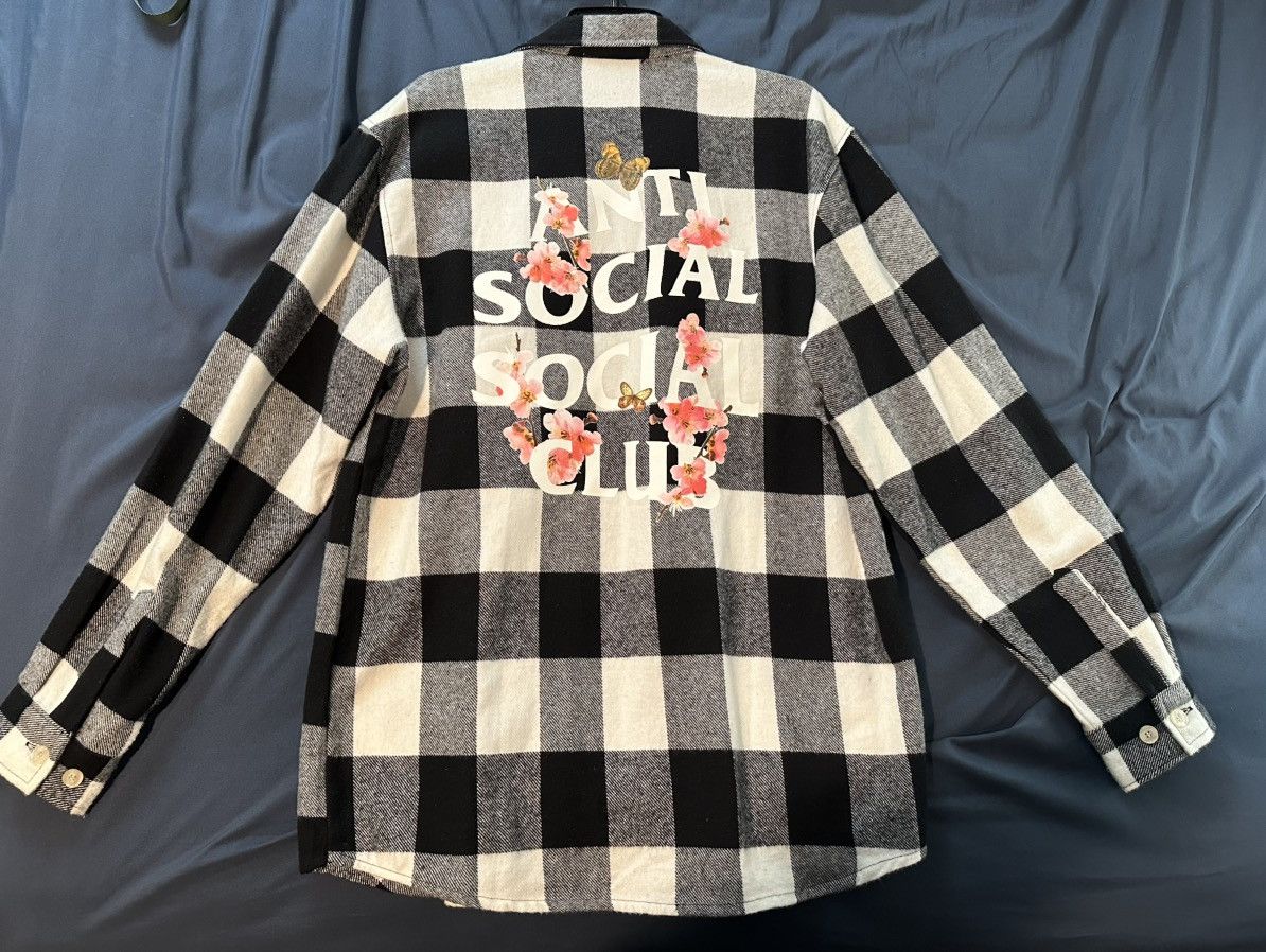 Anti Social Social Club × Vintage AntiSocialSocialClub KKoch Flannel long sleeve Size US M / EU 48-50 / 2 - 2 Thumbnail