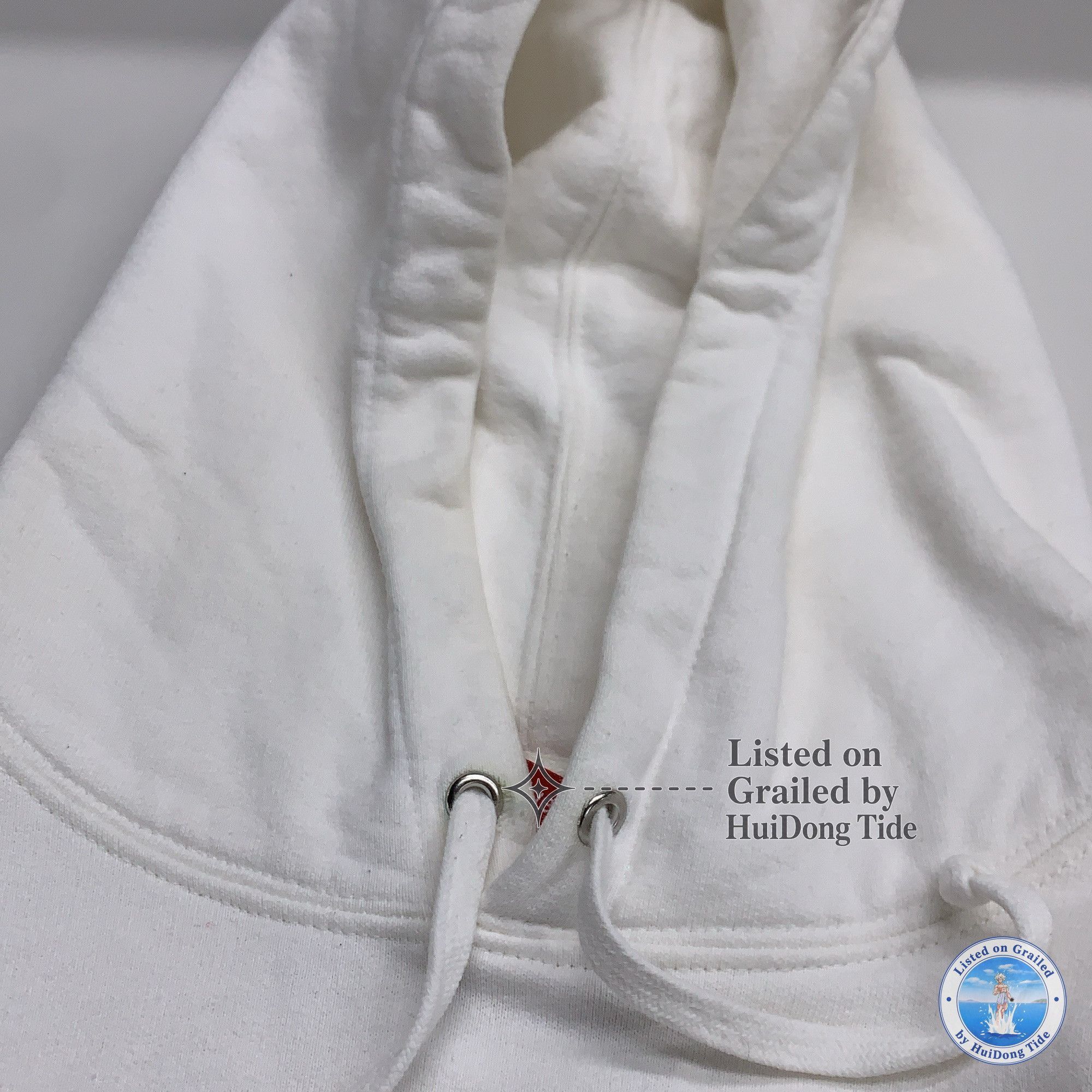 Supreme Supreme Red Patch Logo Hoodie White Size L. Size US L / EU 52-54 / 3 - 4 Thumbnail