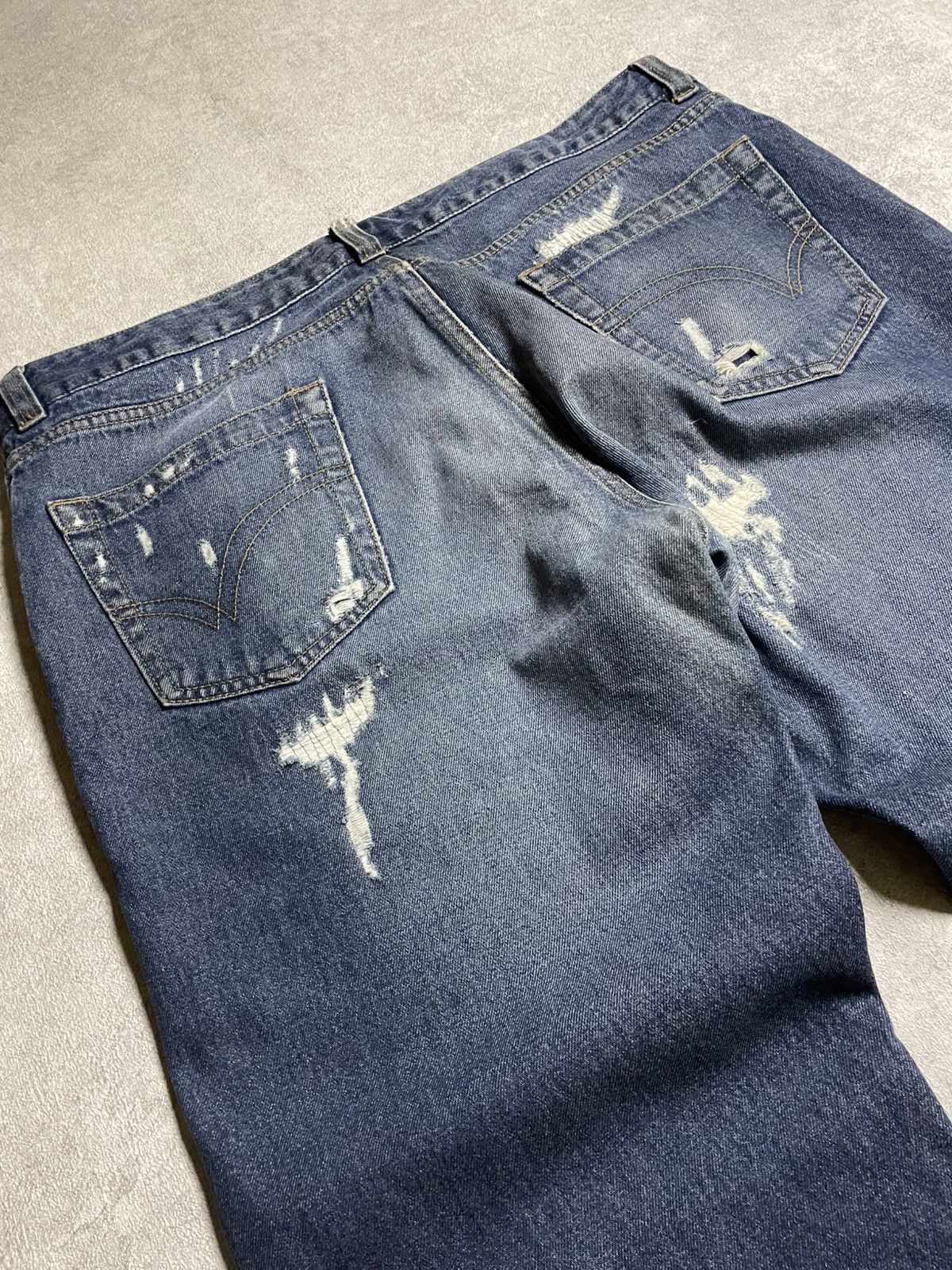 If Six Was Nine LGB IfSixWasNine Vintage Bootcut Distress Faded Jeans Size US 38 / EU 54 - 12 Thumbnail