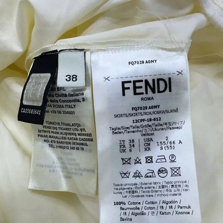 Fendi Fendi Casual Stylish Versatile Solid Color Skirt -2507 Size US 38 / EU 54 - 5 Thumbnail