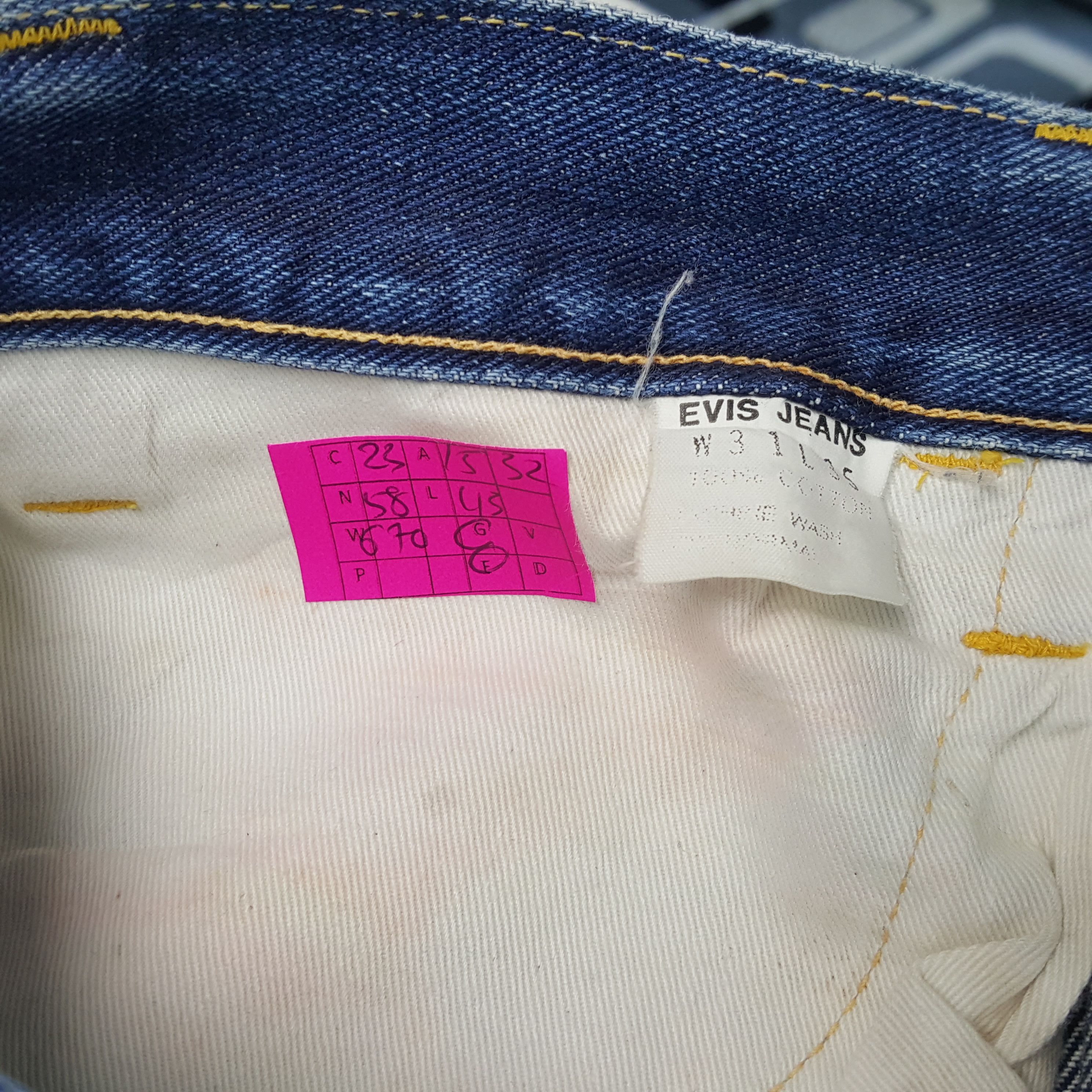 Evisu × Japanese Brand × Vintage EVIS Japanese Brand Streetwear Custom Daicock Jeans Size US 30 / EU 46 - 13 Thumbnail