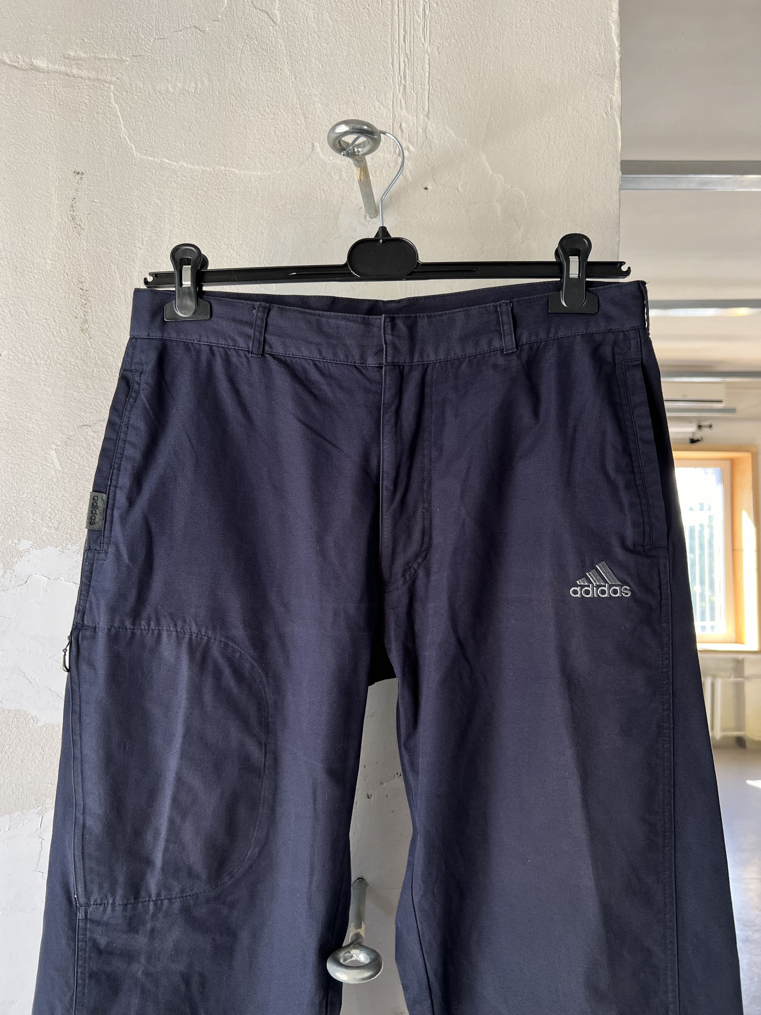 Adidas Adidas Vintage Heavy Cotton Cargo Pants 1990s Size US 32 / EU 48 - 2 Thumbnail