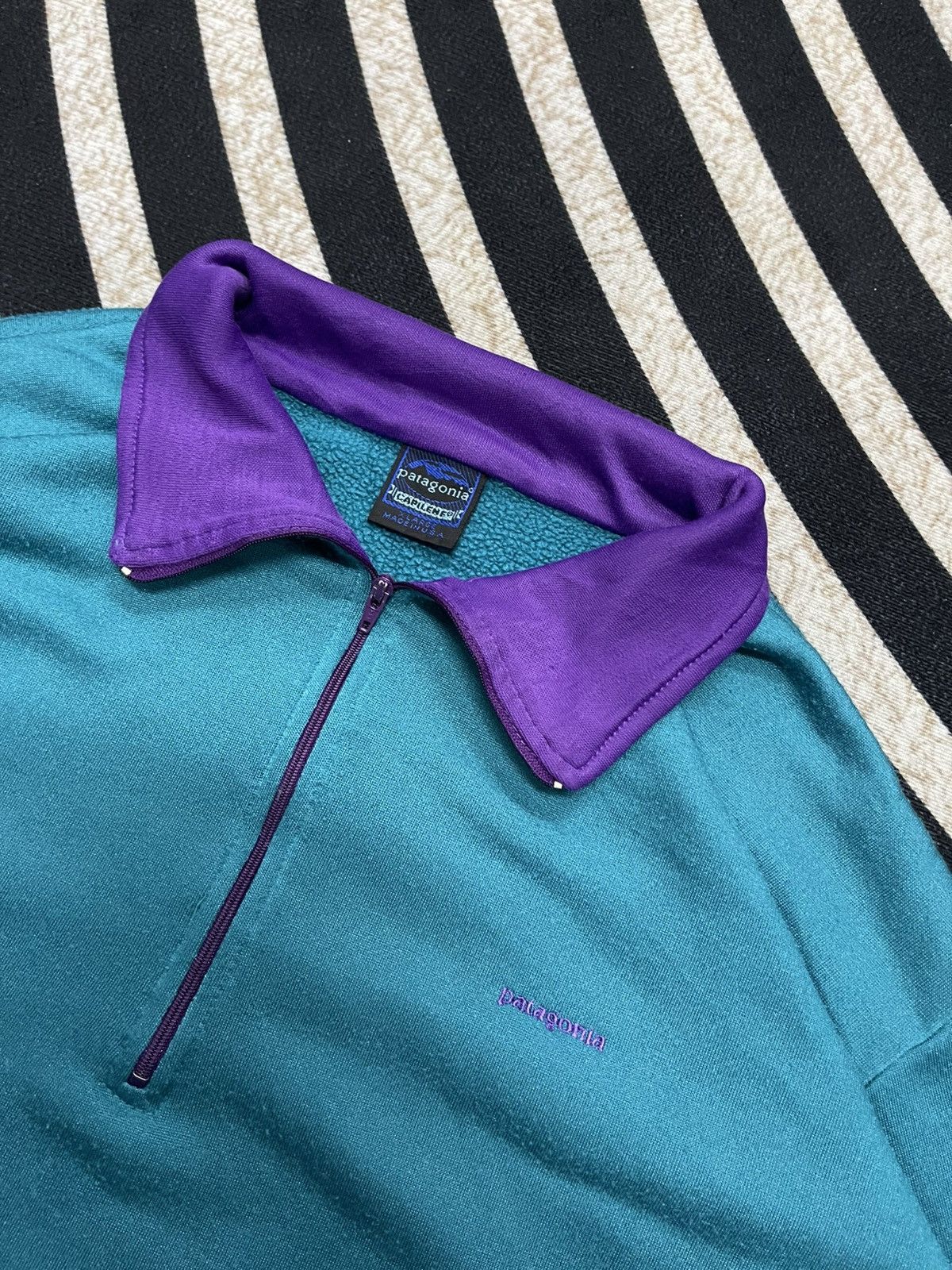 Patagonia 90s PATAGONIA CAPILENE HALF ZIPPER LONG SLEEVE Size US XL / EU 56 / 4 - 7 Thumbnail