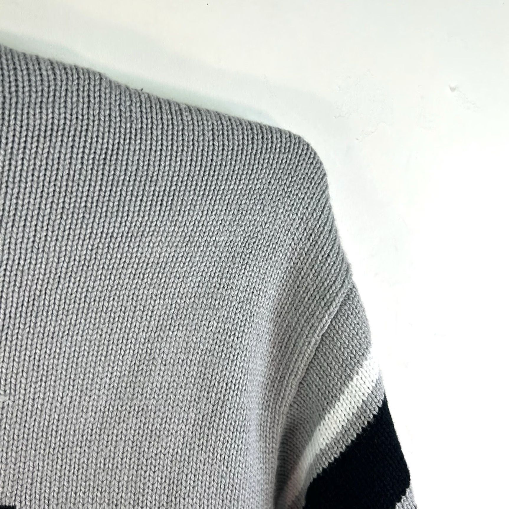 Southpole Vintage Southpole Y2K Stripe Sweater Men's M Gray Knit 90s Casual Size US M / EU 48-50 / 2 - 3 Thumbnail