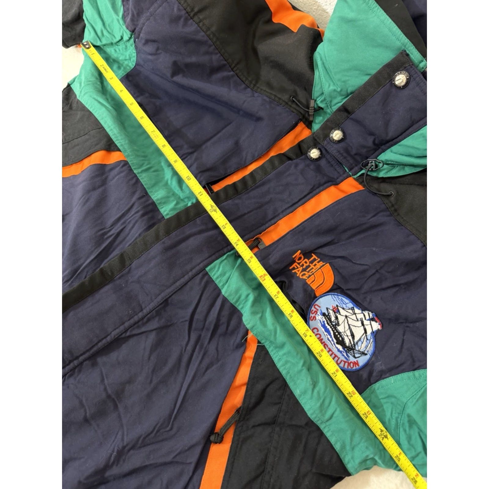 The North Face VINTAGE The North Face Jacket Coat Coat Mens L Blue GoreTex 90s Extreme Gear Ski Weathergear Anorak Winter Size US L / EU 52-54 / 3 - 3 Thumbnail