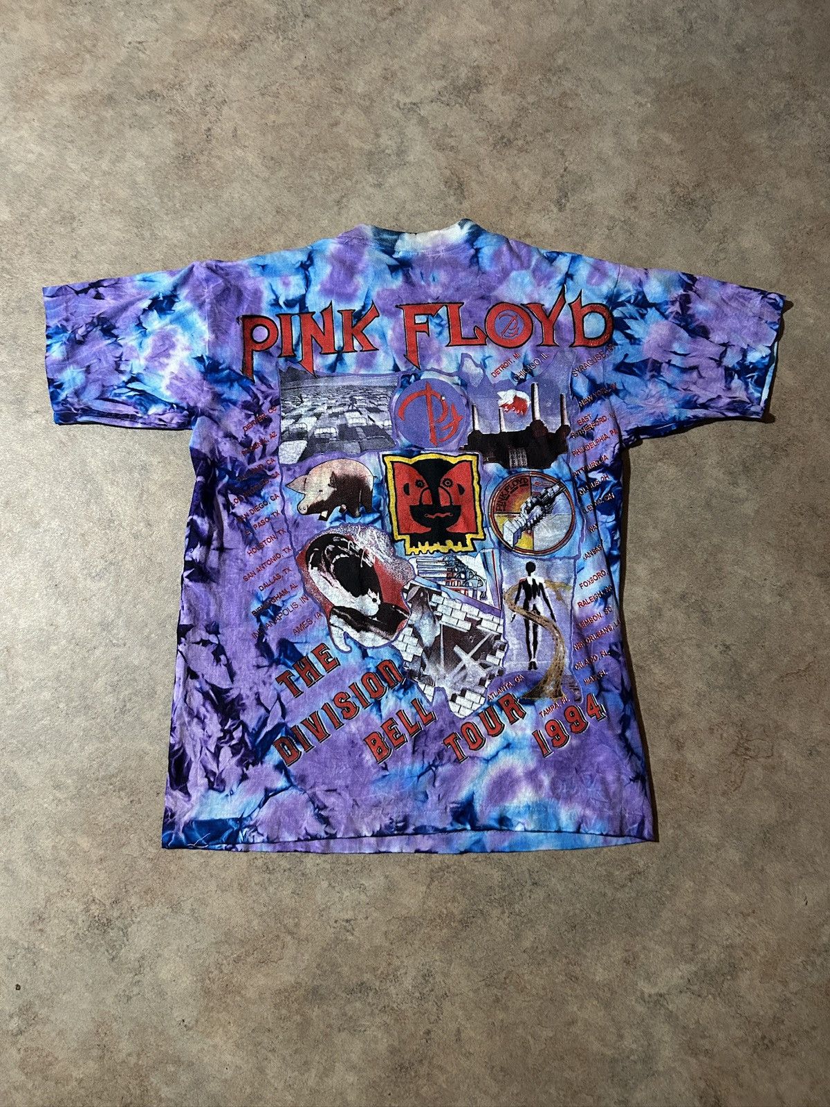 Other Vintage 1994 Pink Floyd Tour T-Shirt Size XL Size US XL / EU 56 / 4 - 4 Thumbnail