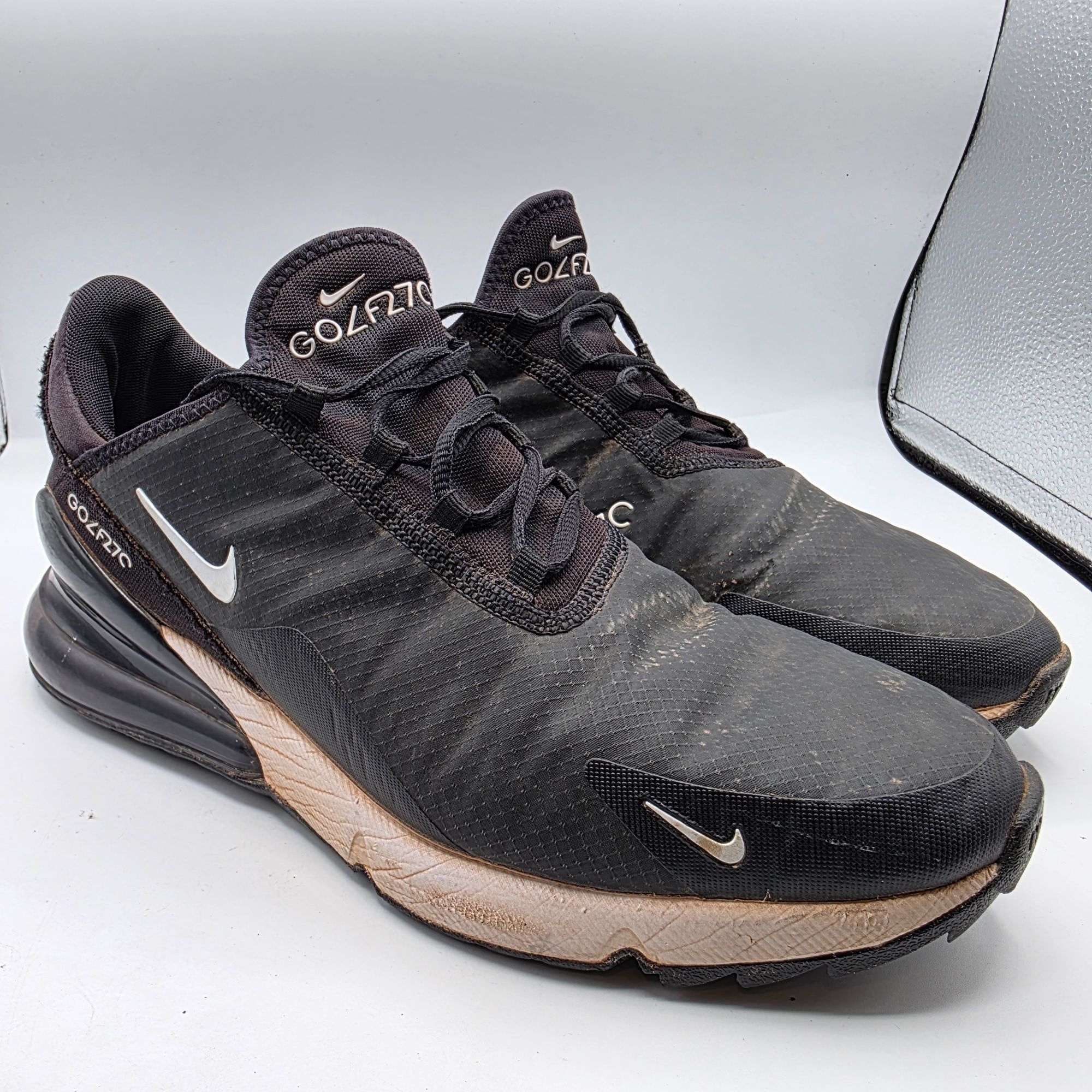 Nike Nike Air Max 270 G Spikeless Golf Shoes Mens 10 Black Lightw Size US 10 / EU 43 - 1 Thumbnail