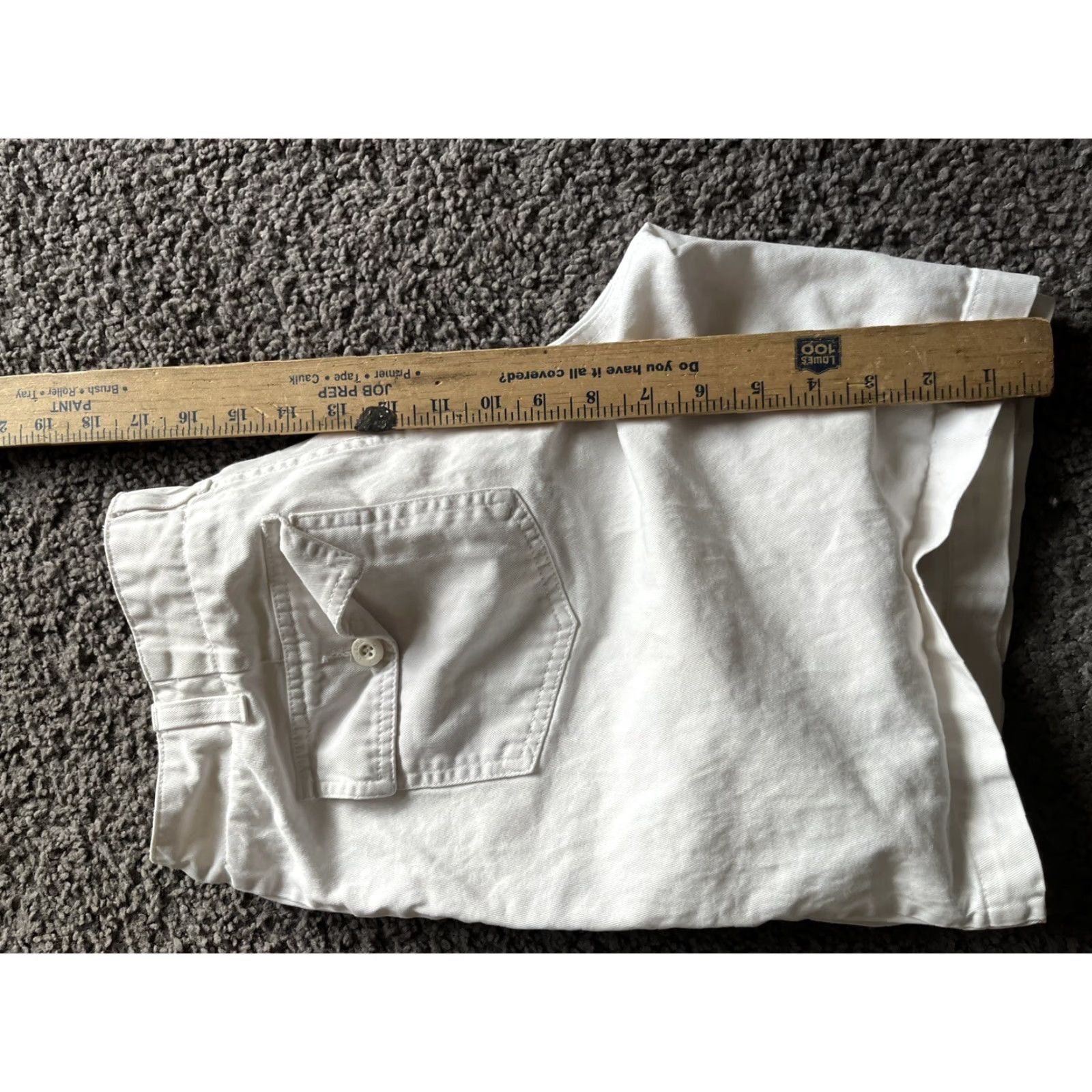 Guess VINTAGE Guess White Bermuda Short Women's Size 30 Stretch Front & Rear Pockets Bermuda Weekender White Womens 30 Size 30" / US 8 / IT 44 - 5 Thumbnail