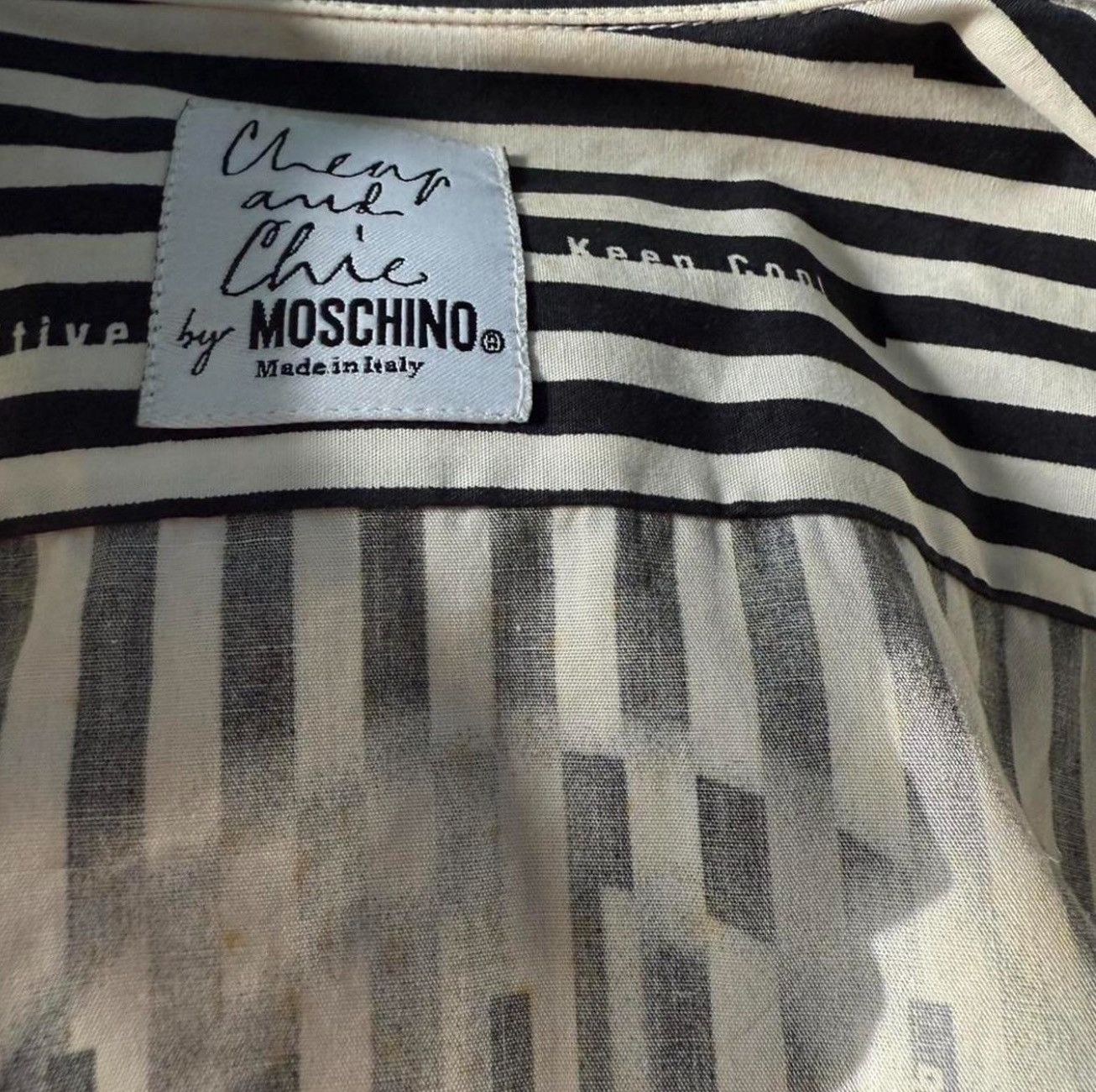 Moschino Mens vintage moschino shirt Size US XS / EU 42 / 0 - 3 Thumbnail