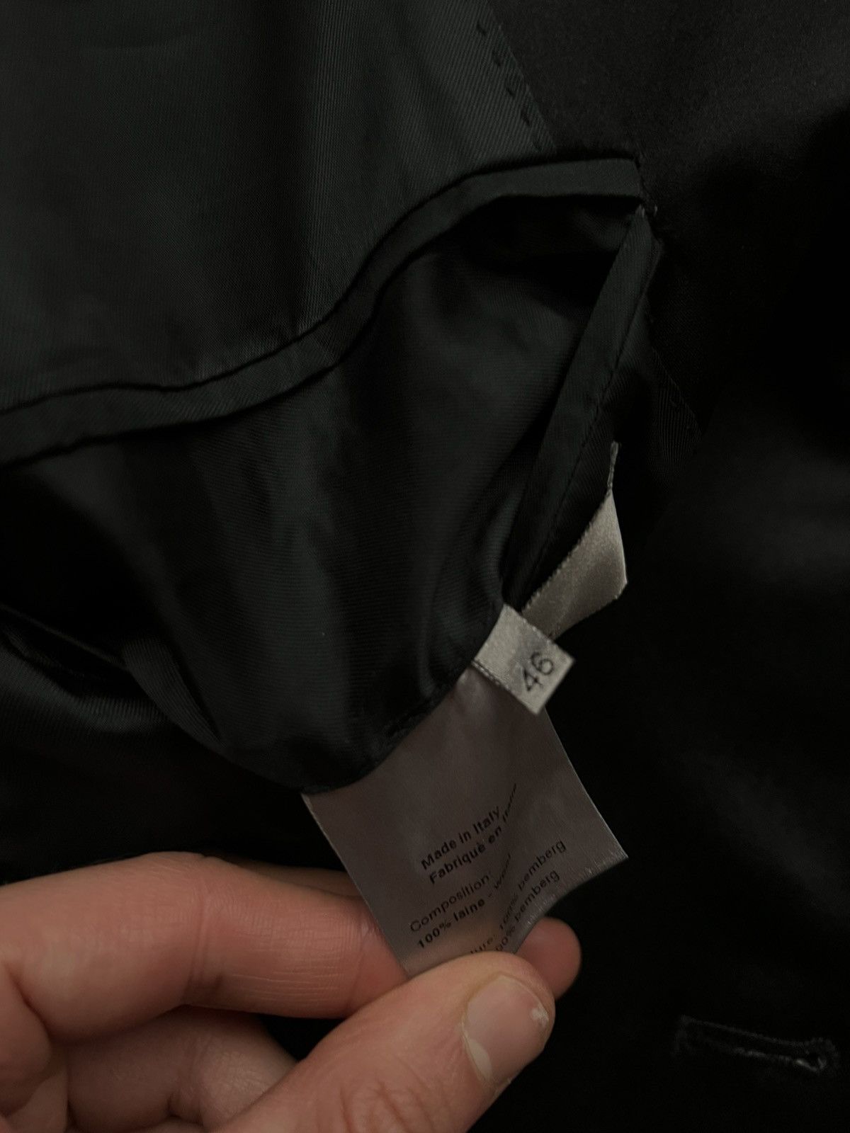 Dior Dior Homme FW03 Luster Devour Waxed Blazer Size 46S - 5 Thumbnail