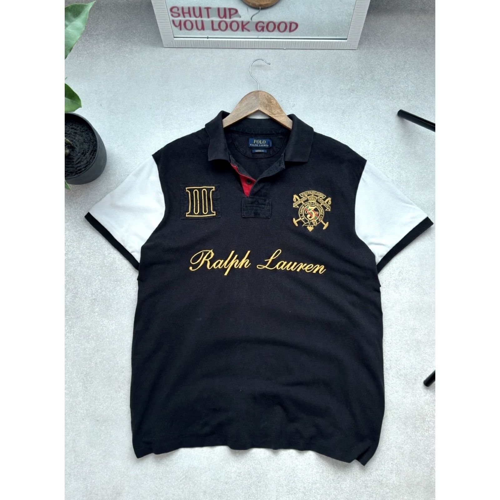 Polo Ralph Lauren VINTAGE Polo Ralph Lauren Big Logo Y2K Challenge Club Polo Black T Shirt XL Men Polo Shirt Black Polo Ralph Lauren 90s Logo Streetwear Mens Size US XL / EU 56 / 4 - 3 Thumbnail
