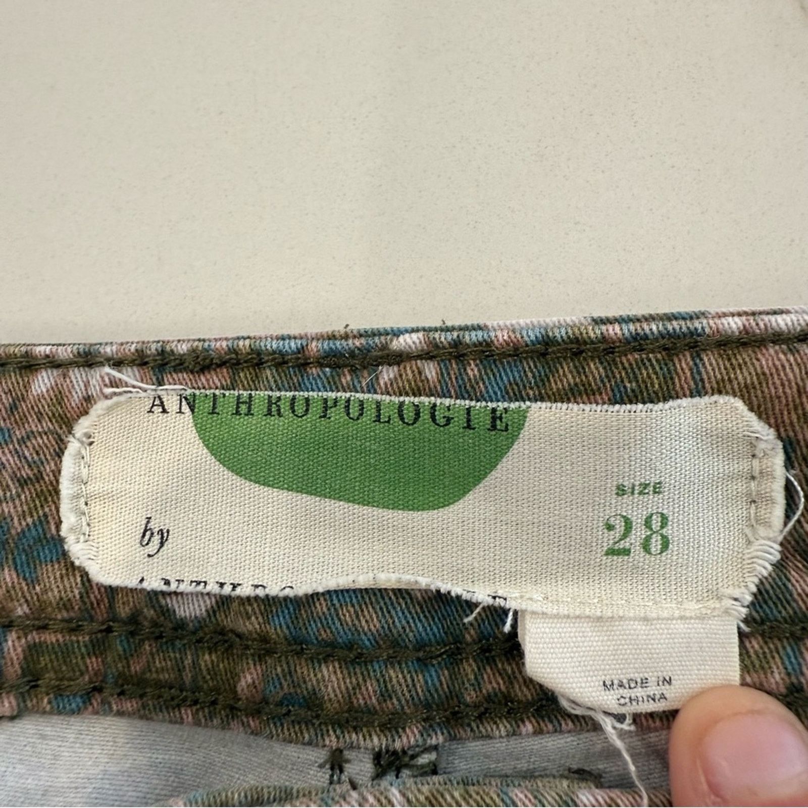 Anthropologie Anthropologie Cadet Slim Utility Pants Women’s 28 Tan Aztec Size 28" / US 6 / IT 42 - 5 Thumbnail